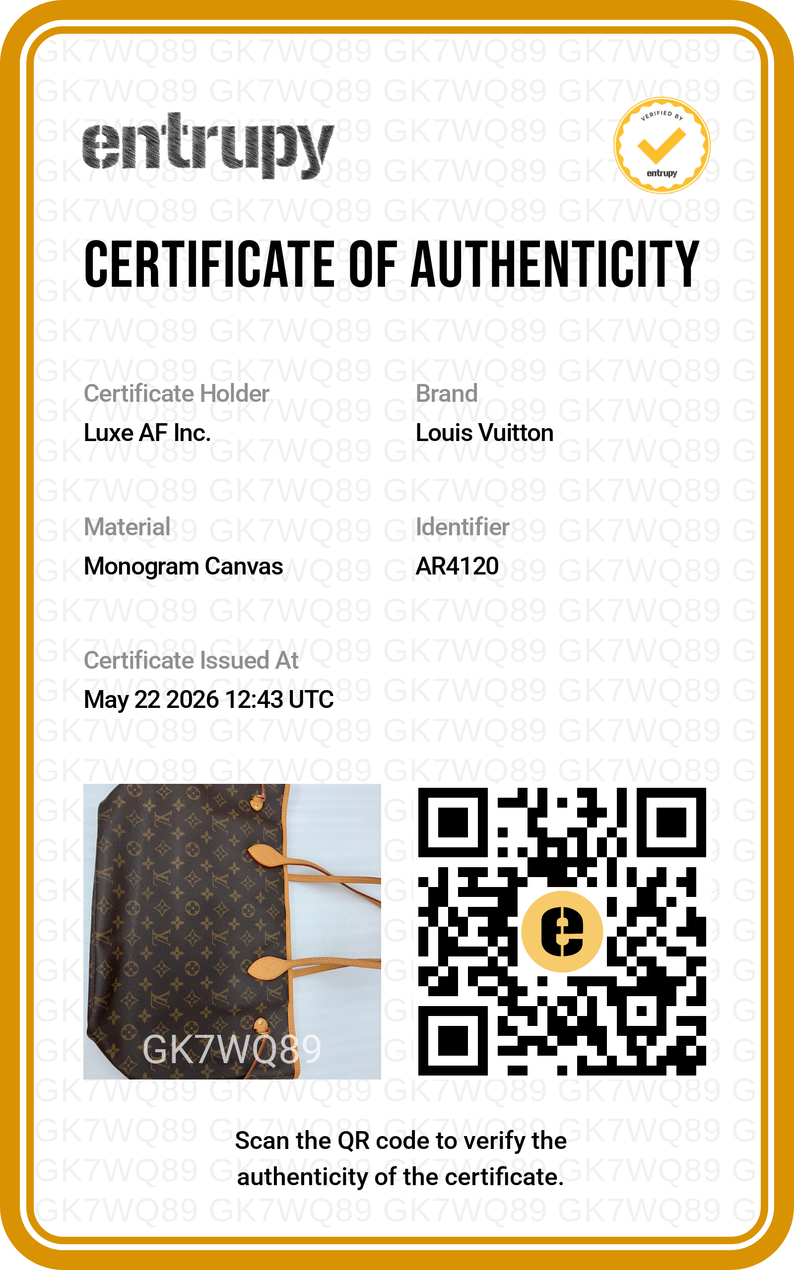 Louis Vuitton Neverfull MM Monogram Canvas Handle Bag LV2801
