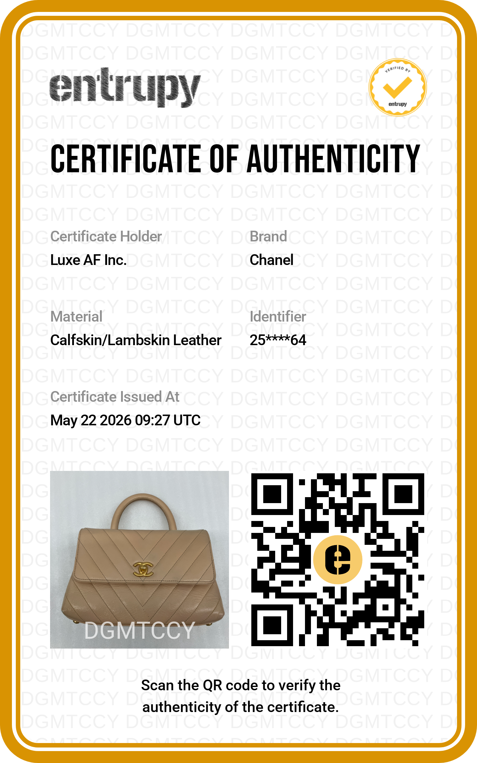 Chanel CoCo Handle Beige Chevron Quilted Leather Small Size Shoulder Bag(25***64) CC2047