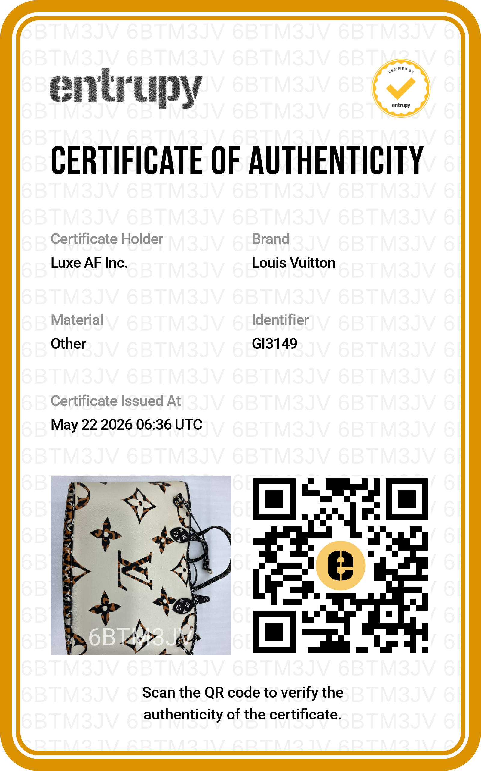 Louis Vuitton Crafty Neverfull Orange/White Monogram Giant Tote Handle Bag LV2869