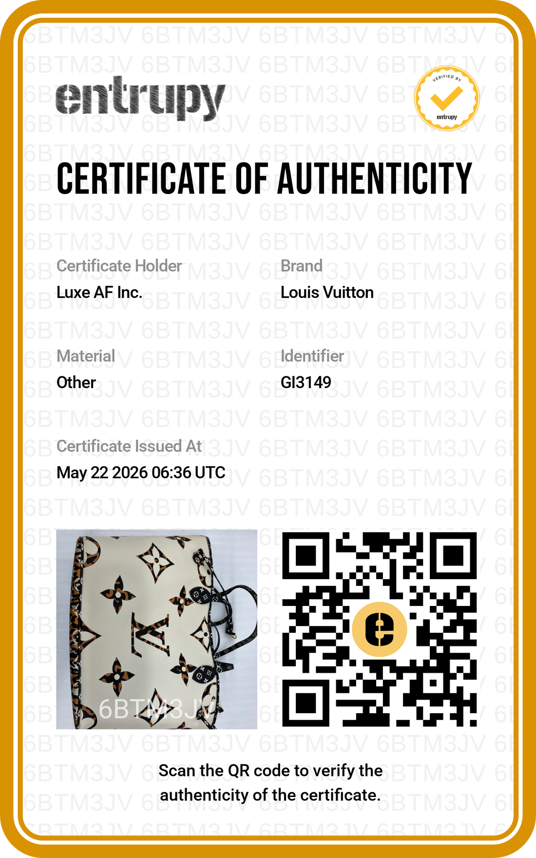 Louis Vuitton Crafty Neverfull Orange/White Monogram Giant Tote Handle Bag LV2869