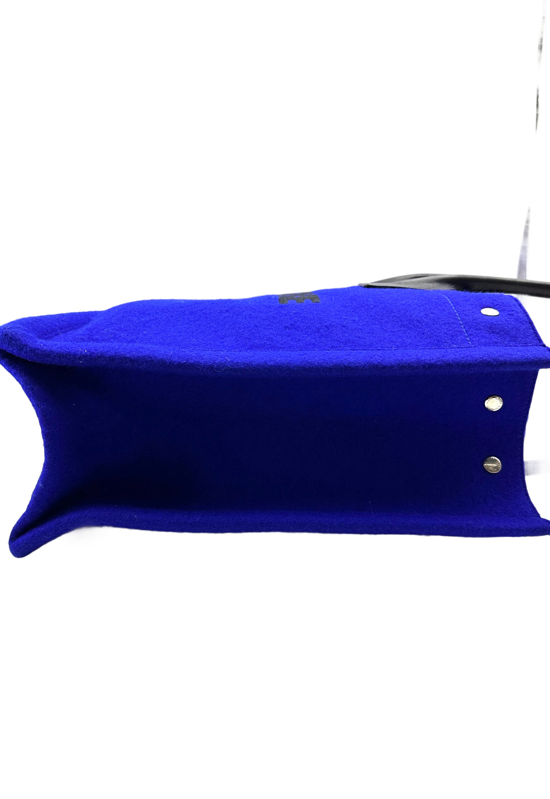 Saint Laurent Rive Gauche Blue Canvas Handle Bag SL236
