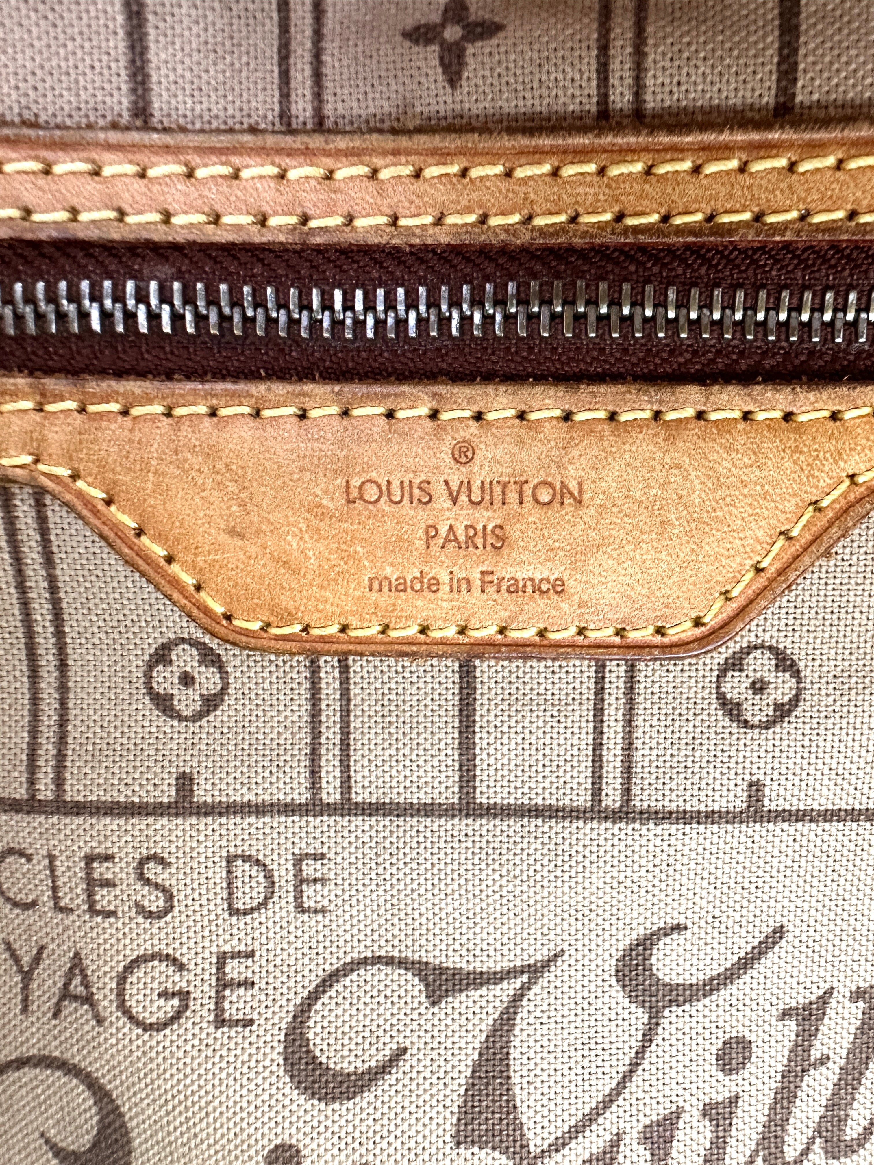 Louis Vuitton Neverfull MM Monogram Canvas Handle Bag LV2801
