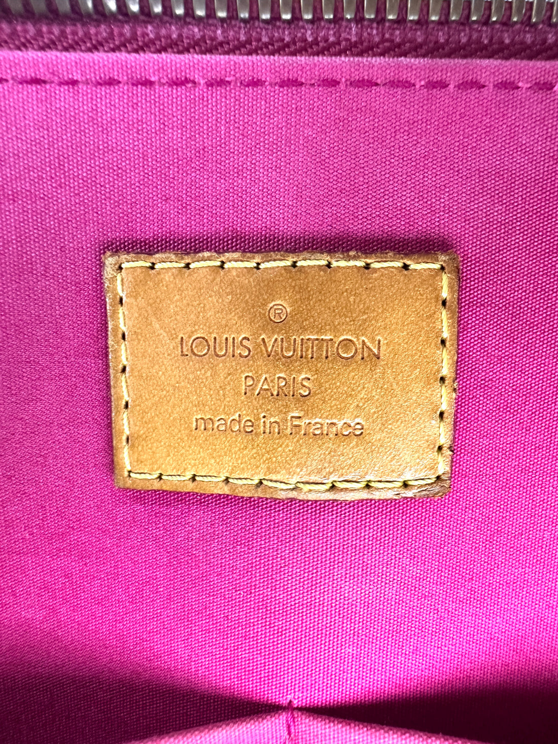 Louis Vuitton Alma BB Red Monogram Vernis Leather Handle Bag LV2797