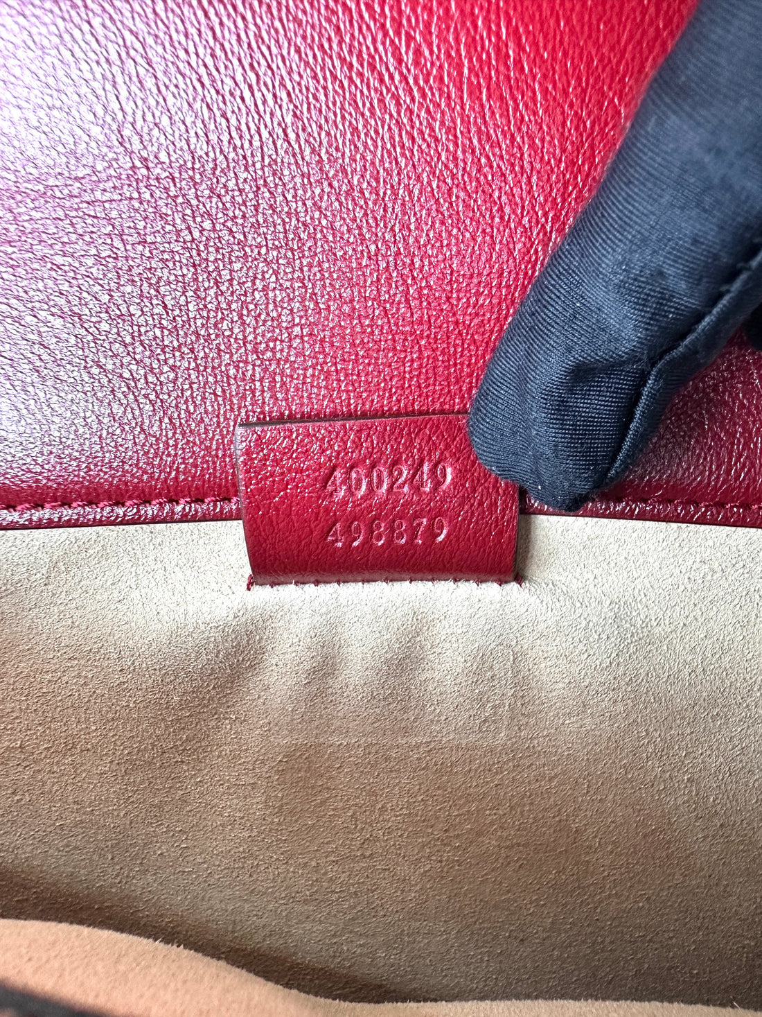 Gucci Dionysus Black/White Velvet Shoulder Bag GG1060