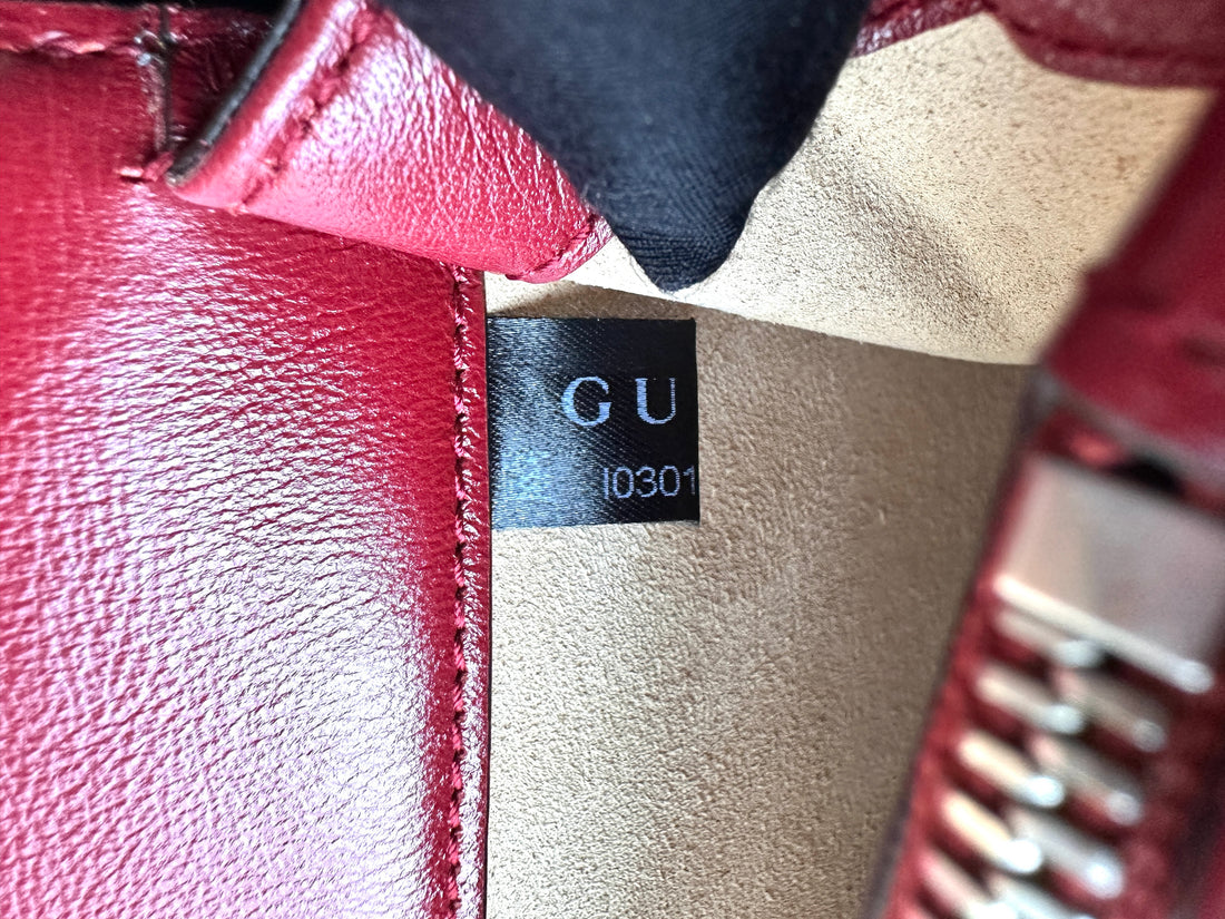 Gucci Dionysus Black/White Velvet Shoulder Bag GG1060