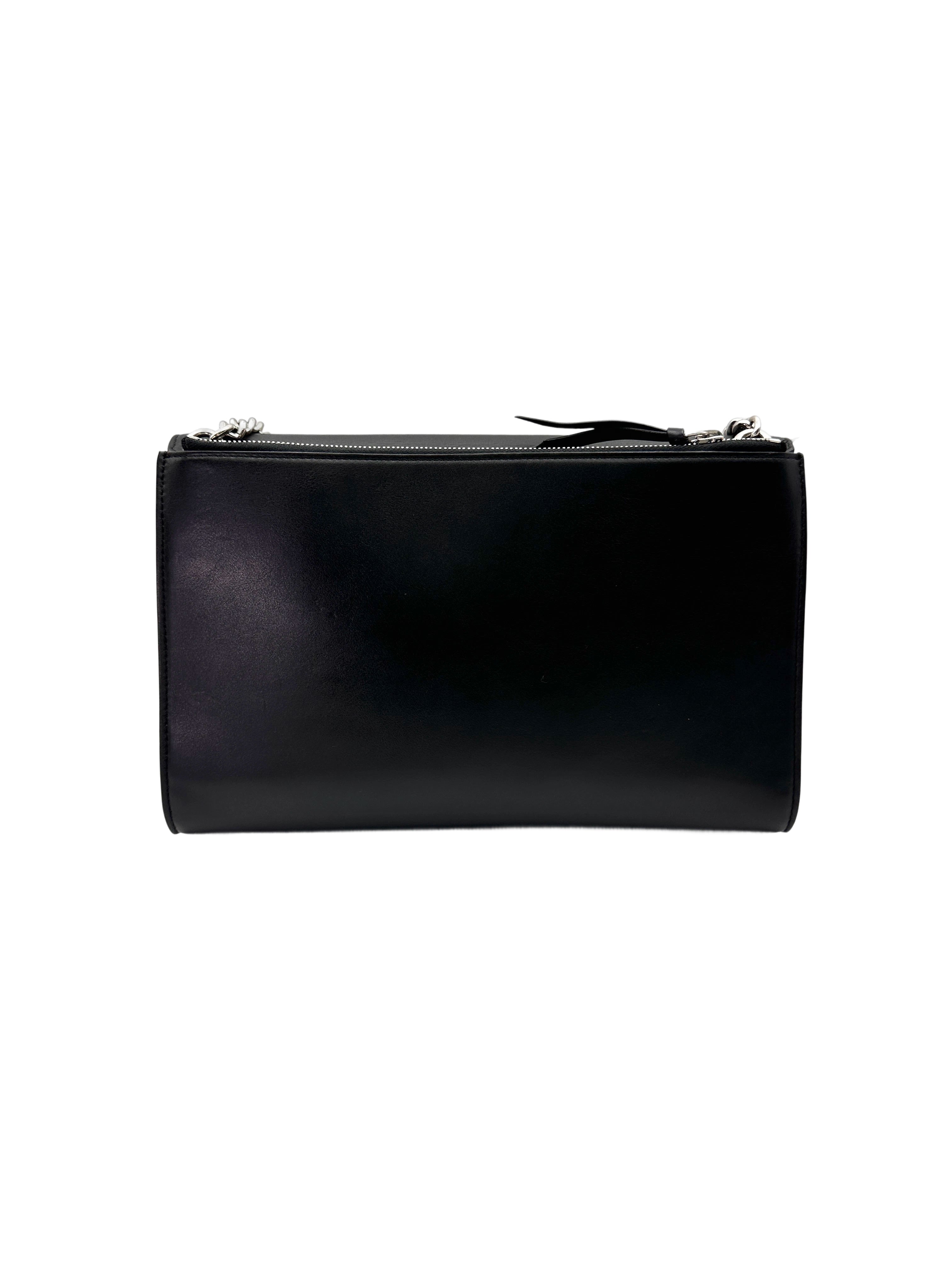 Gucci Interlocking Black Leather Shoulder Bag GG1058