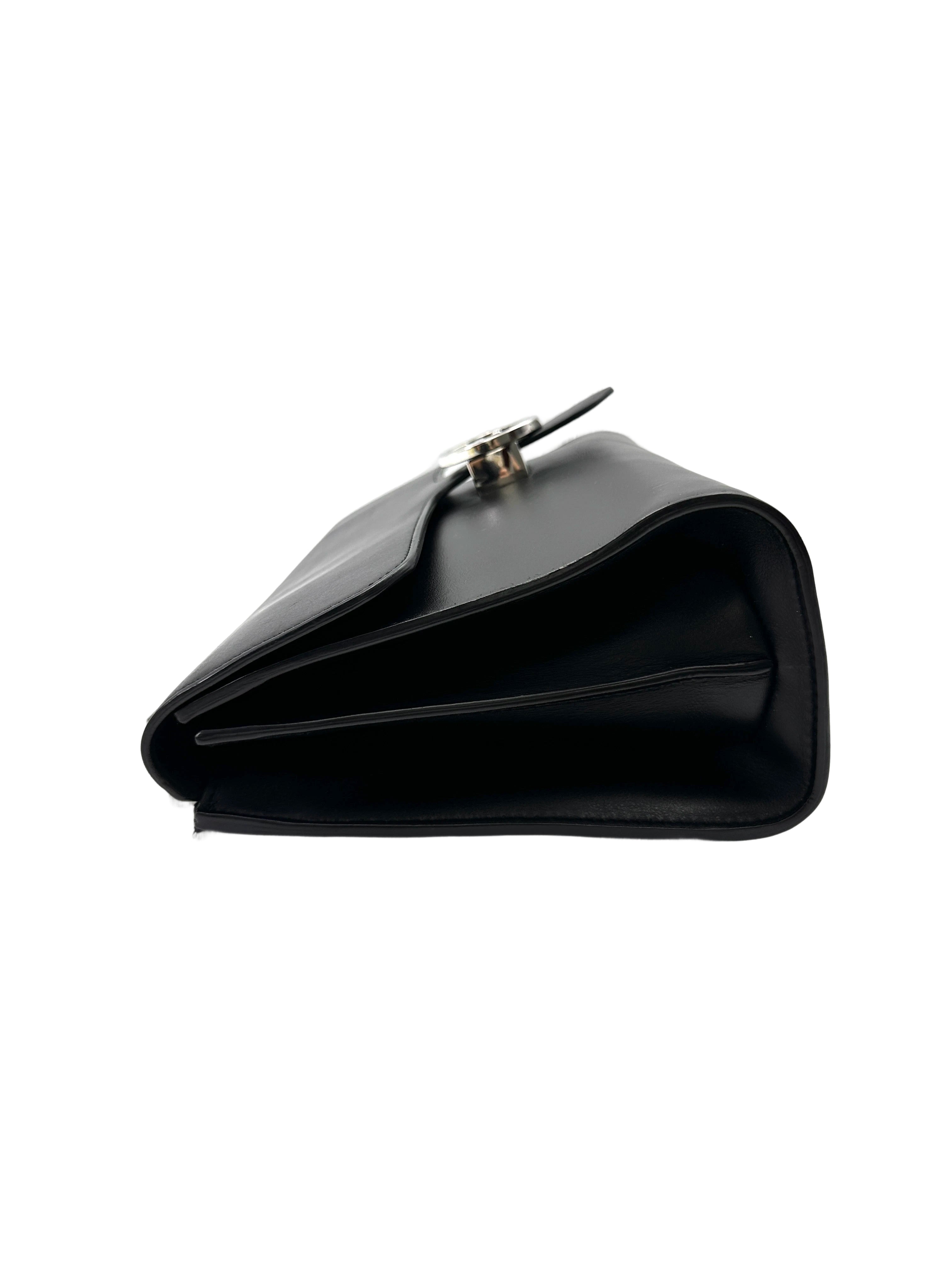 Gucci Interlocking Black Leather Shoulder Bag GG1058