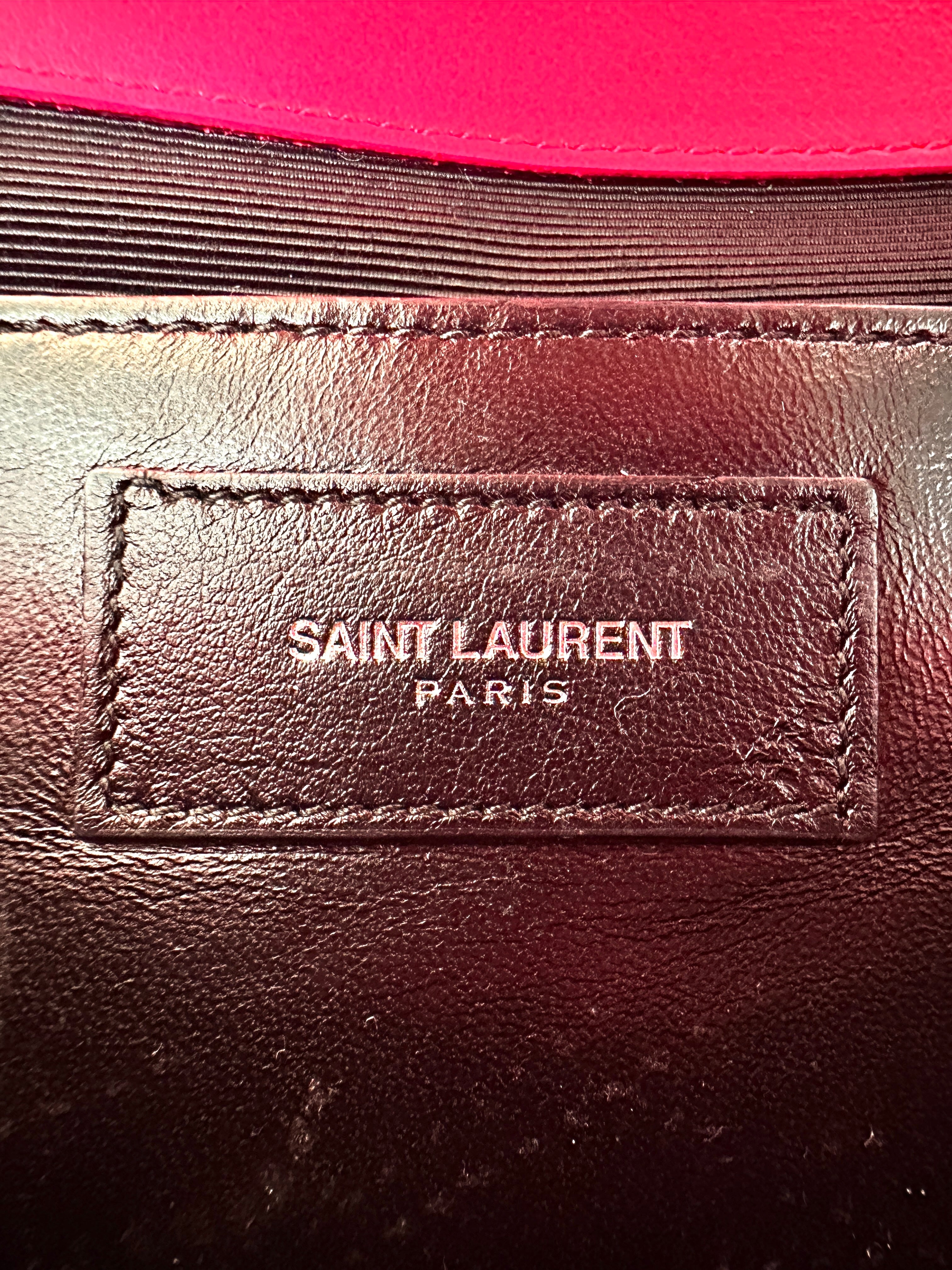 Saint Laurent Cassandre Leather Shoulder Bag SL237