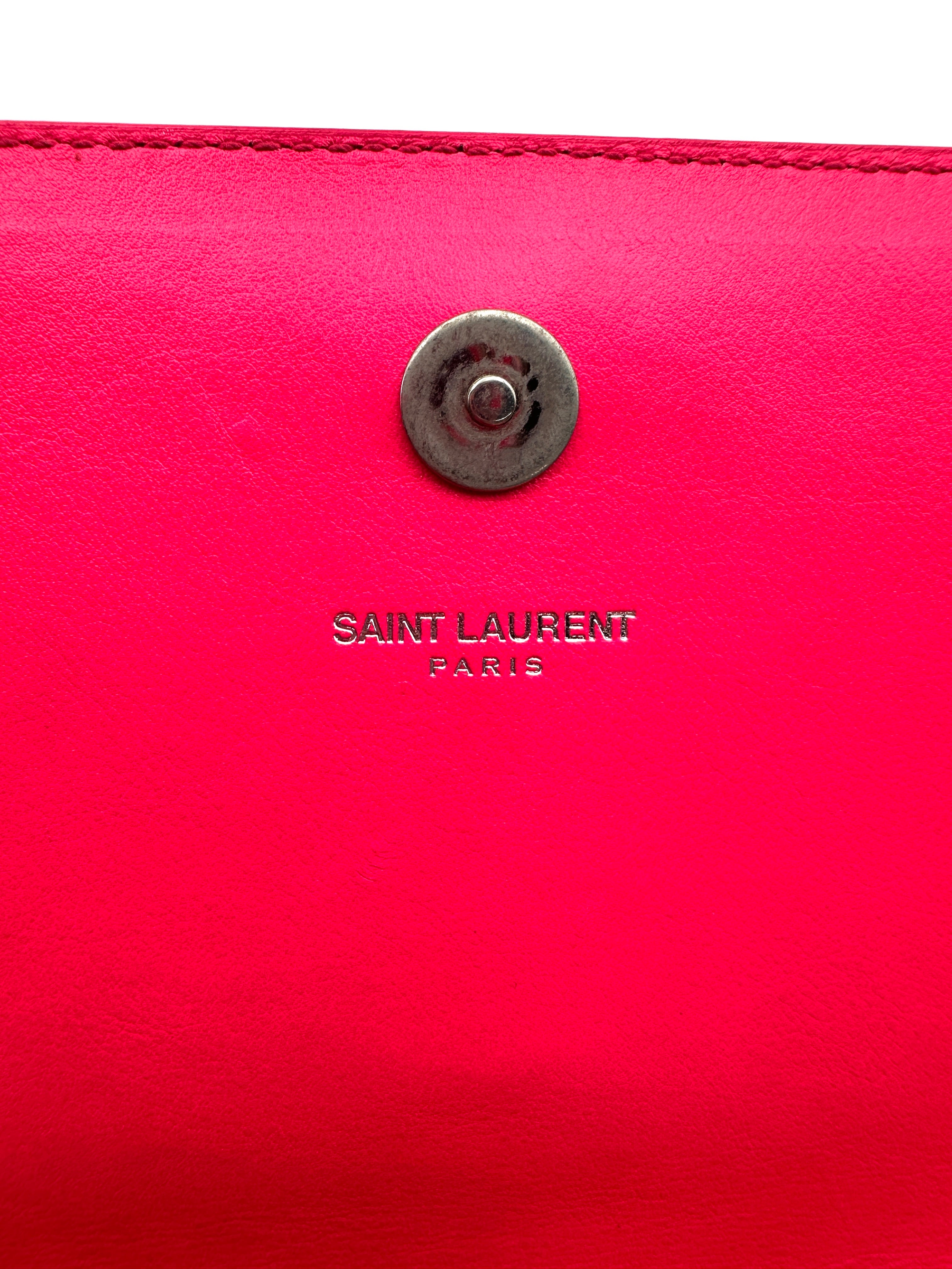 Saint Laurent Cassandre Leather Shoulder Bag SL237