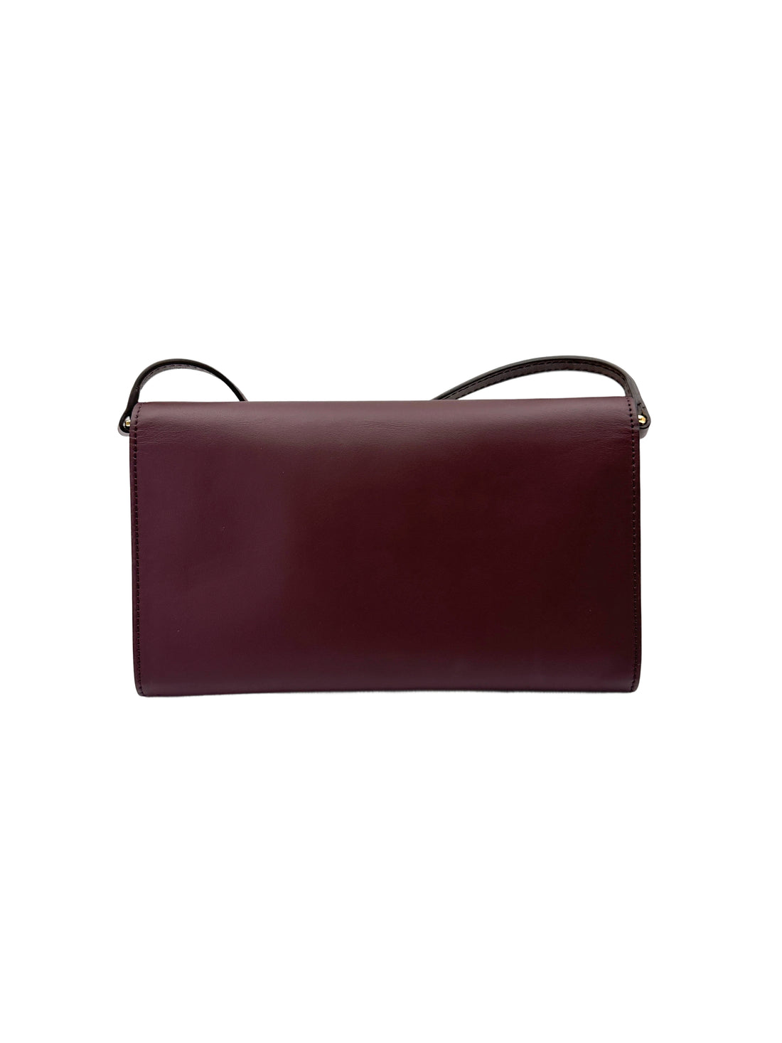 Burberry Hazelmere Burgundy Leather Shoulder Bag BR58