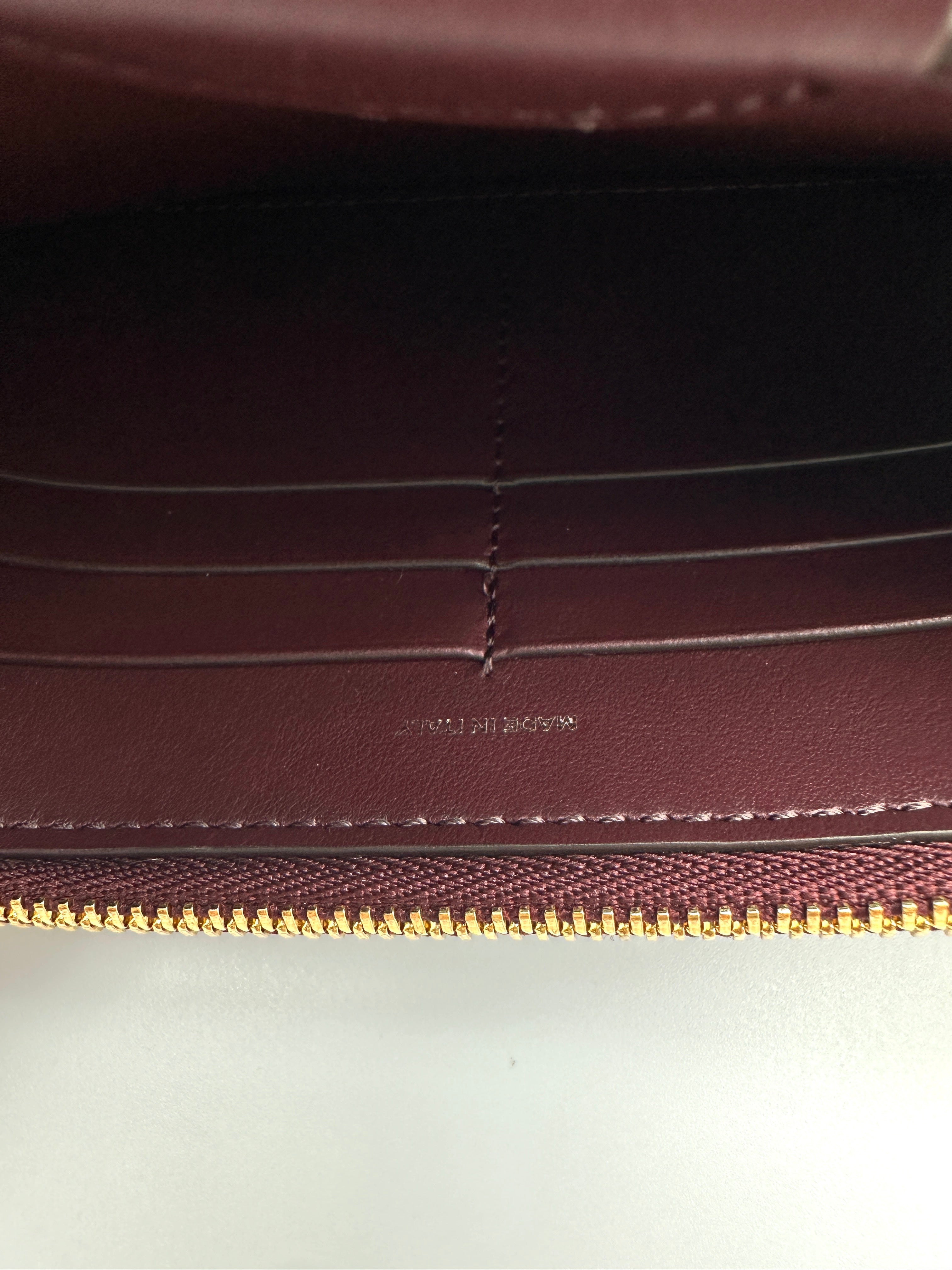 Burberry Hazelmere Burgundy Leather Shoulder Bag BR58