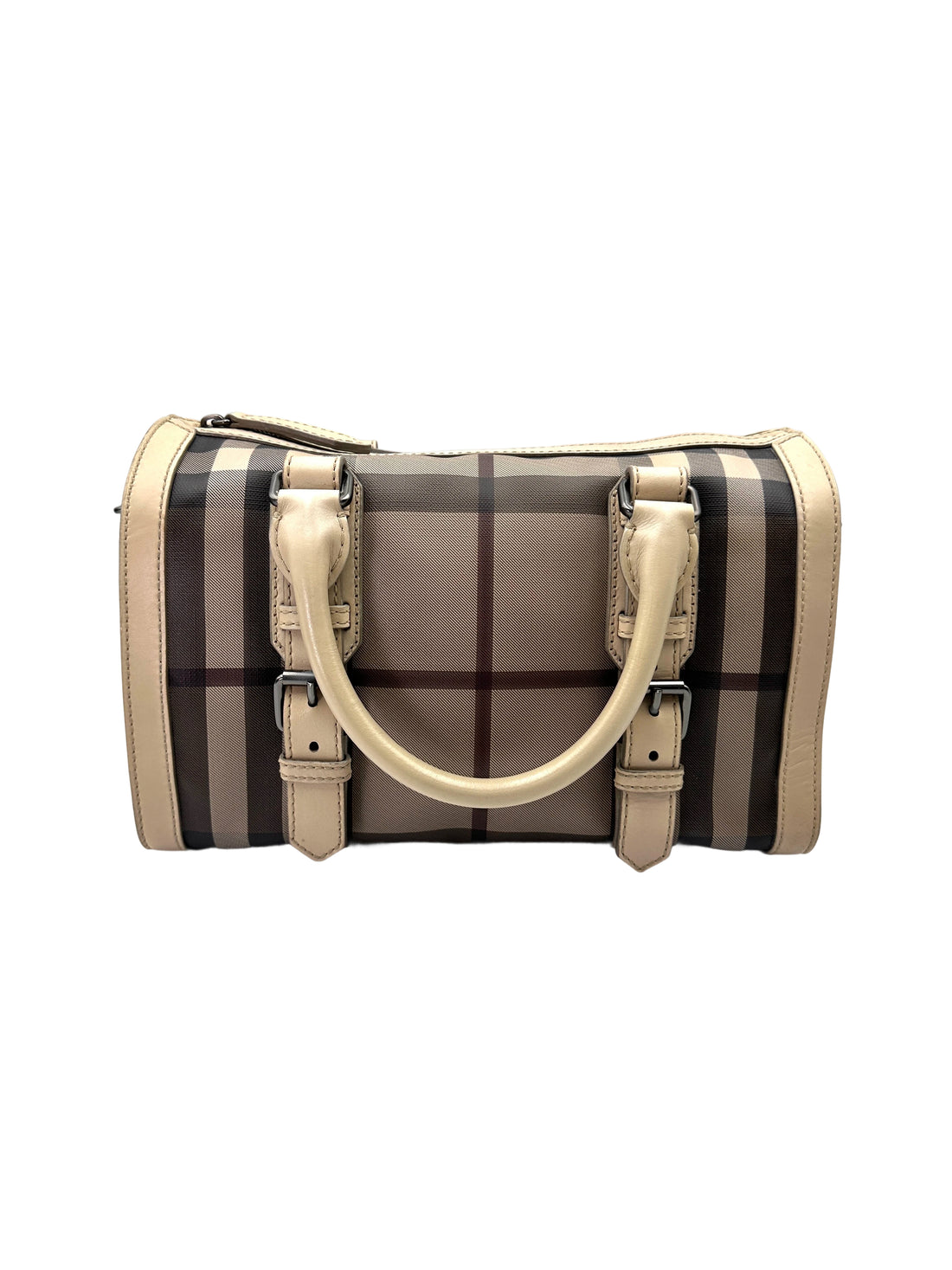 Burberry Nova Check Canvas Boston Bag BR57