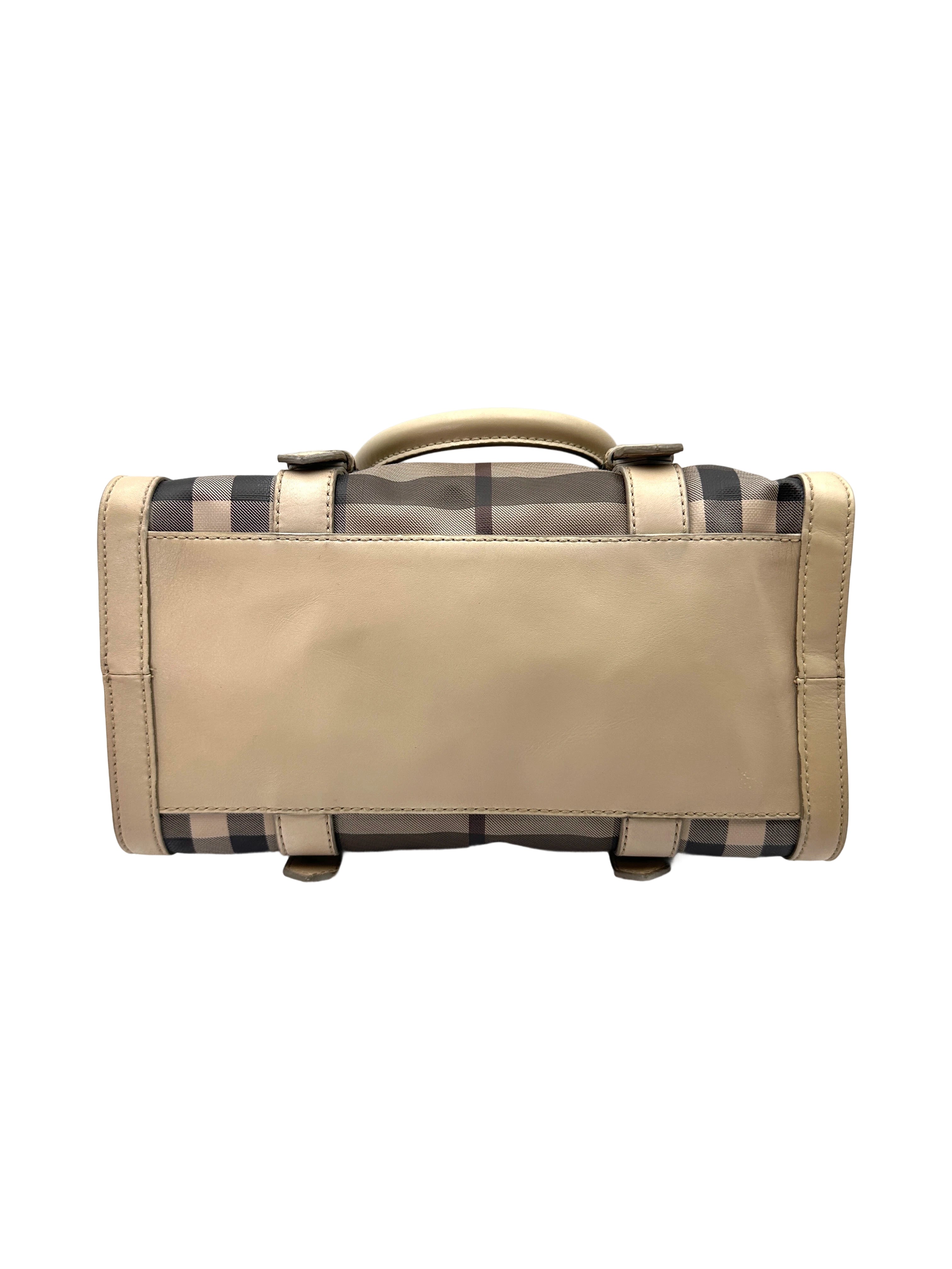 Burberry Nova Check Canvas Boston Bag BR57