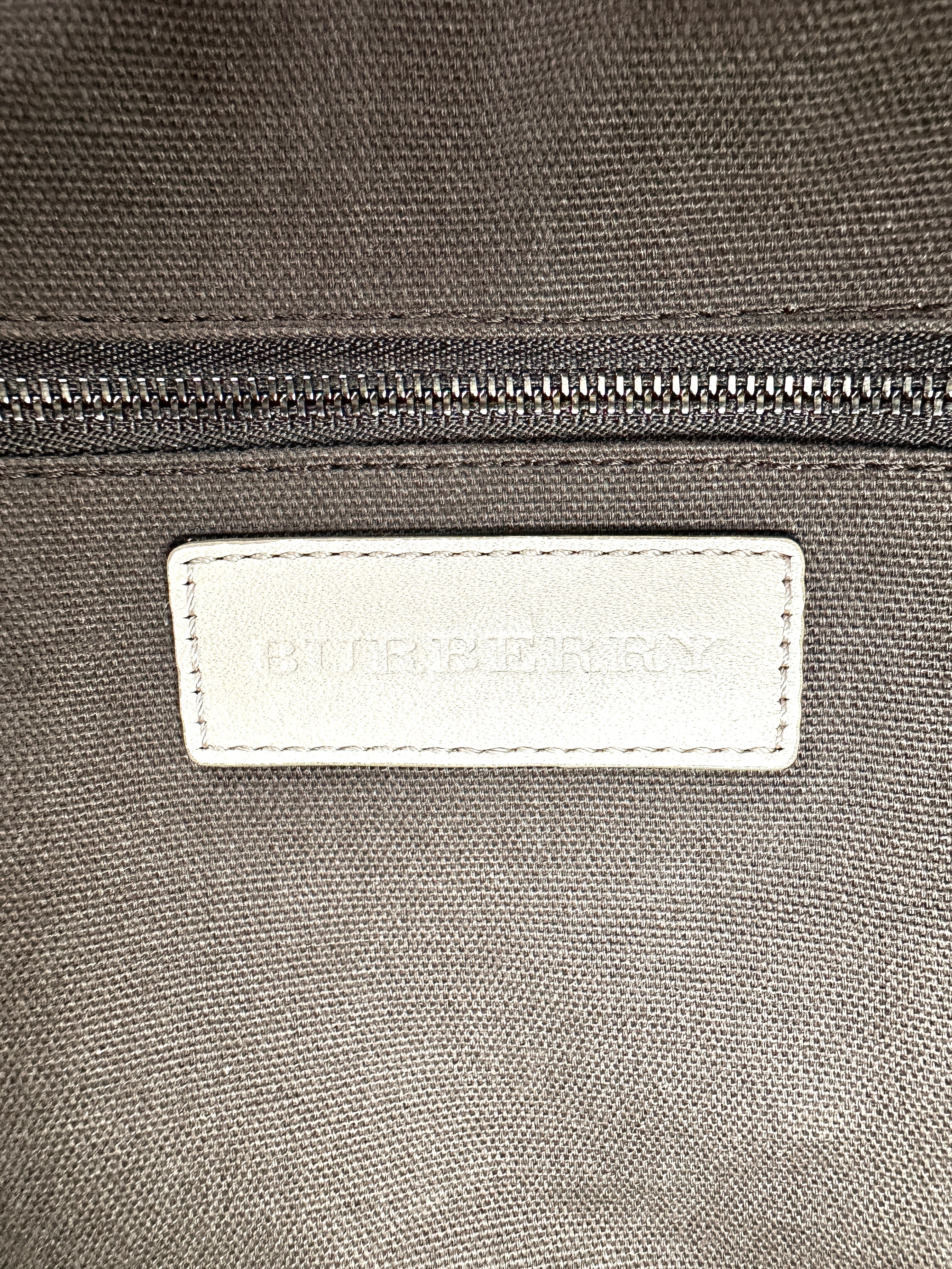 Burberry Nova Check Canvas Boston Bag BR57