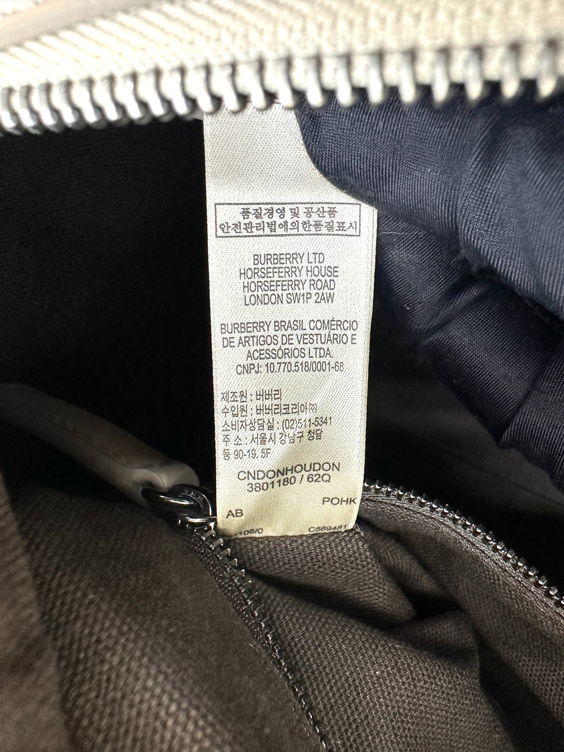 Burberry Nova Check Canvas Boston Bag BR57