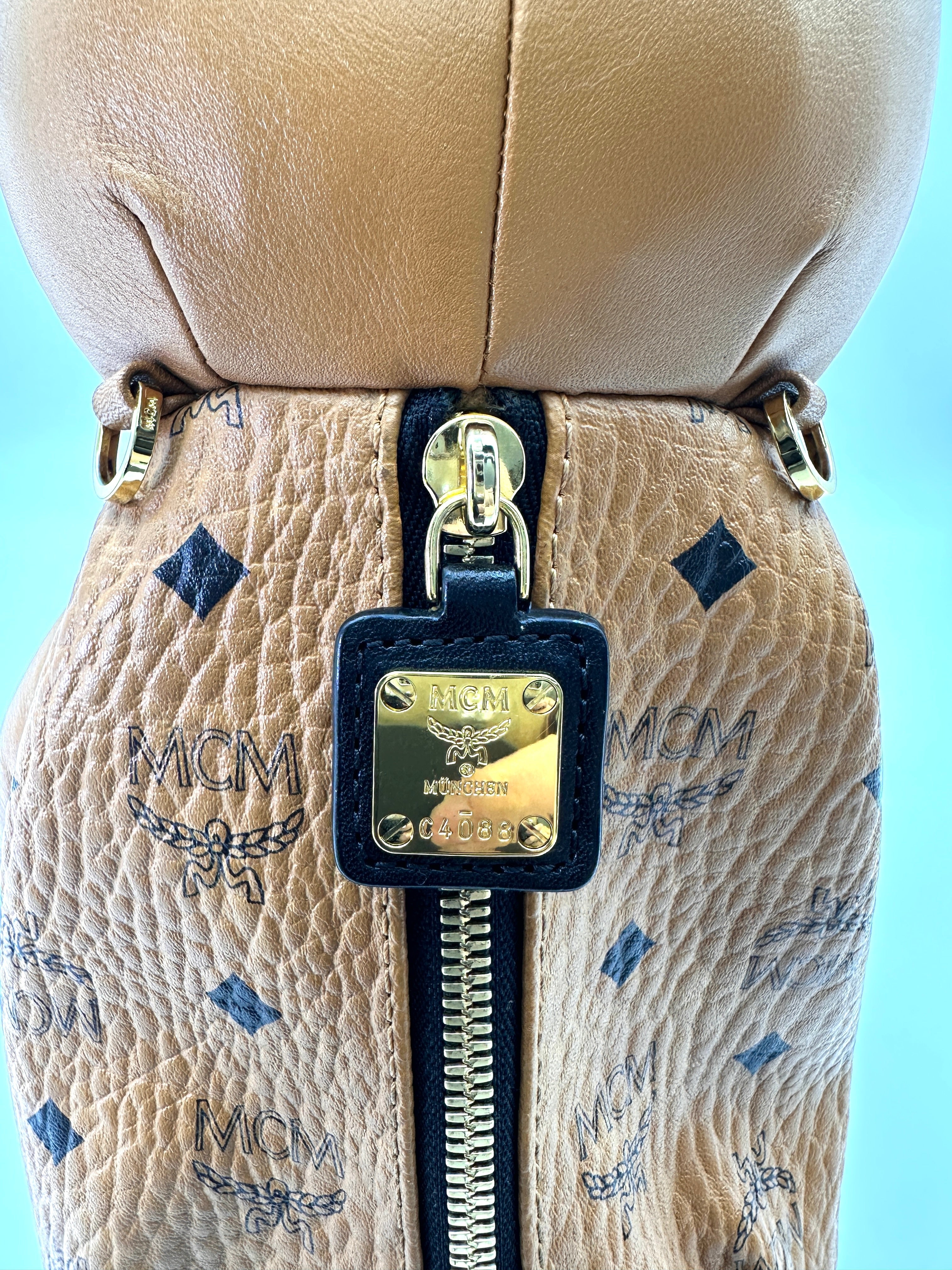 MCM Zoo Brown Rabbit Backpack MCM37