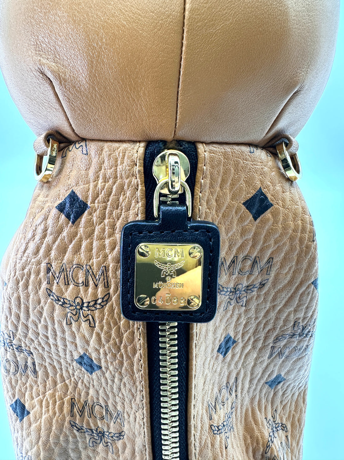 MCM Zoo Brown Rabbit Backpack MCM37