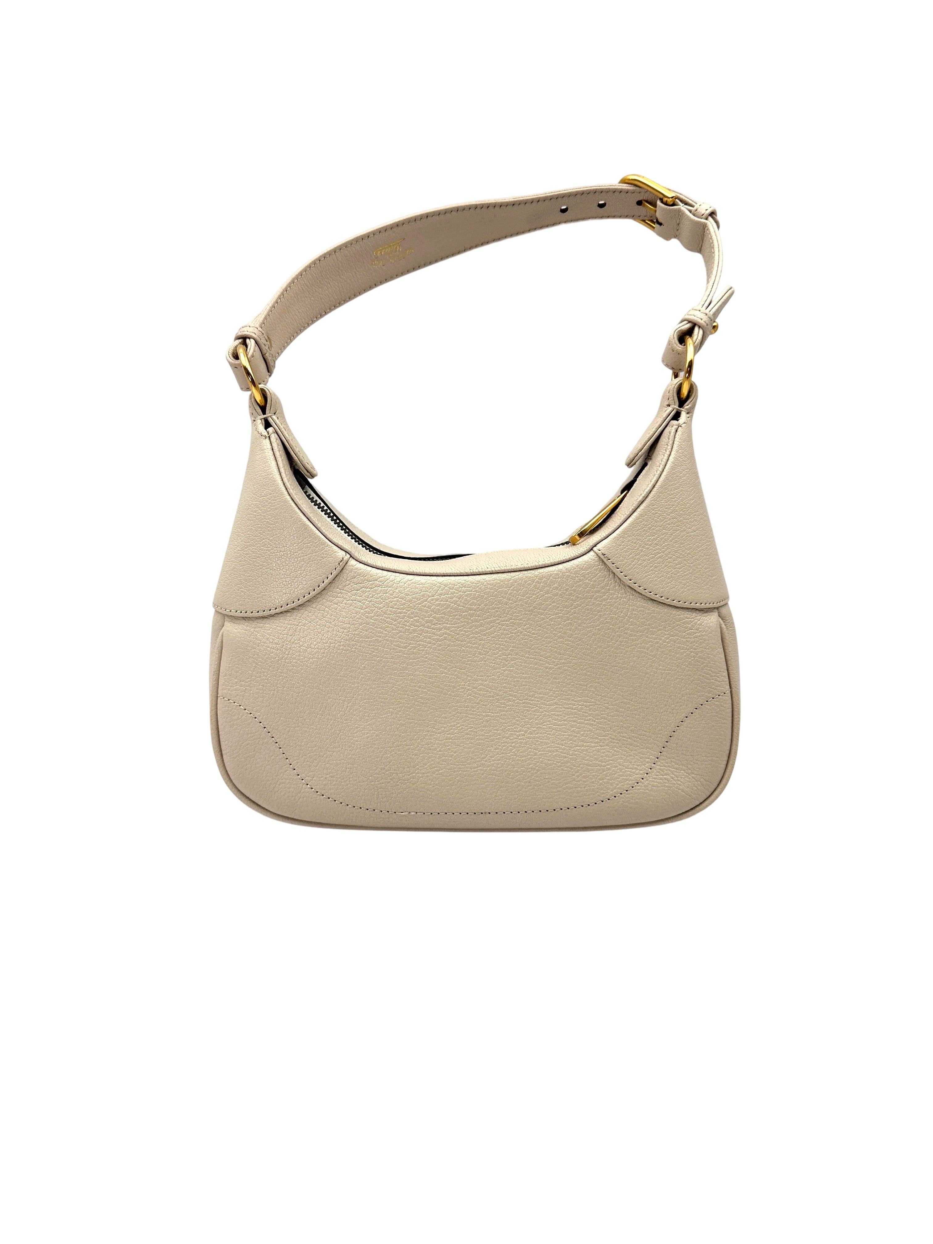 Gucci Aphrodite White Leather Shoulder Bag GG1073