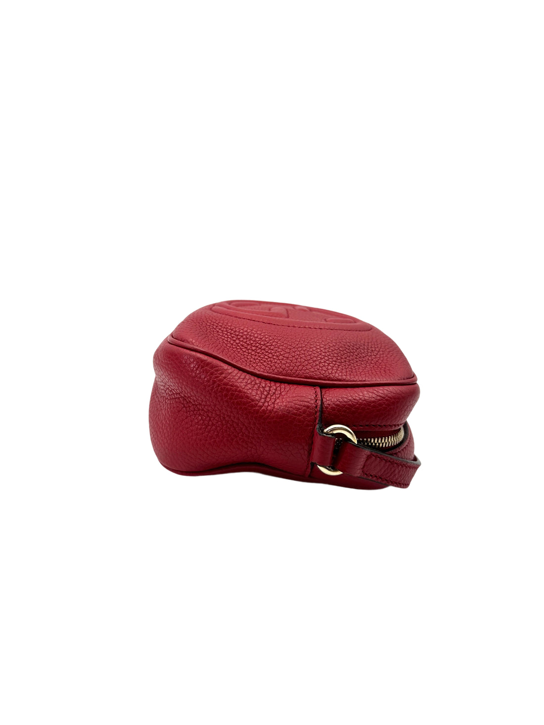 Gucci Soho Disco Red Leather Shoulder Bag GG1063