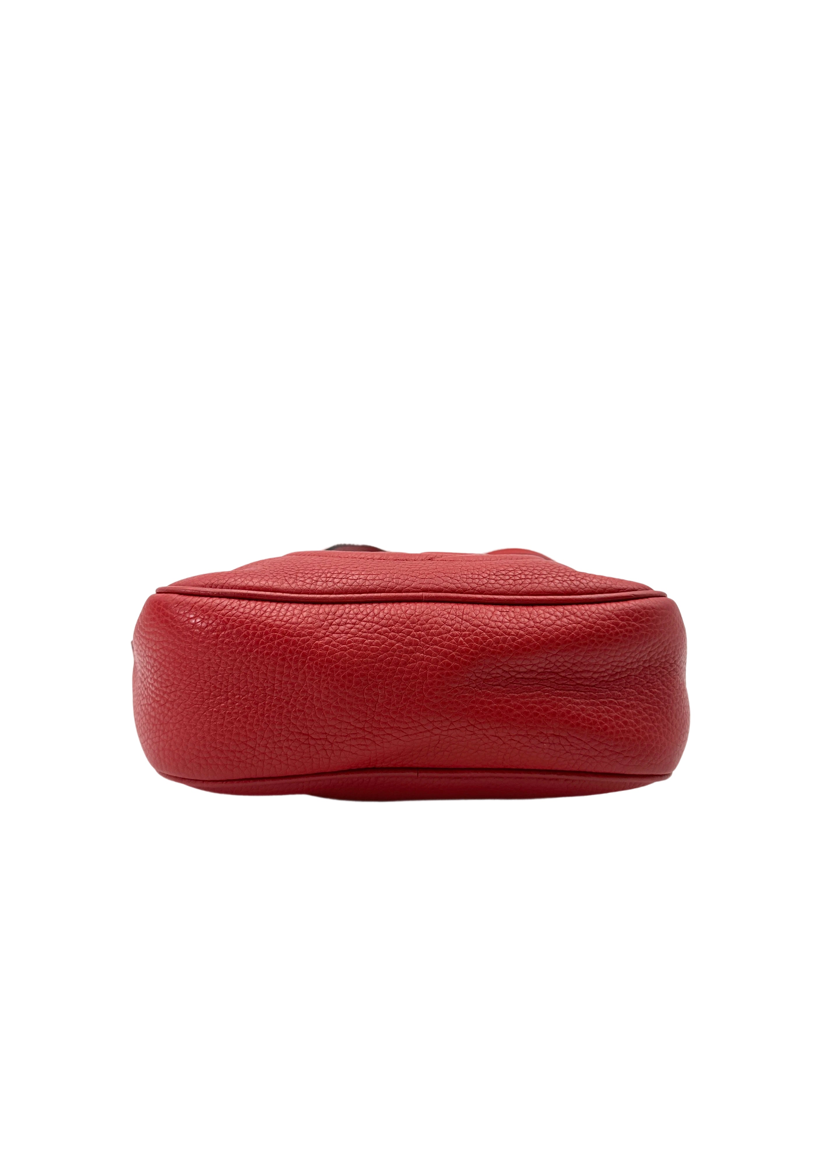 Gucci Soho Disco Red Leather Shoulder Bag GG1063