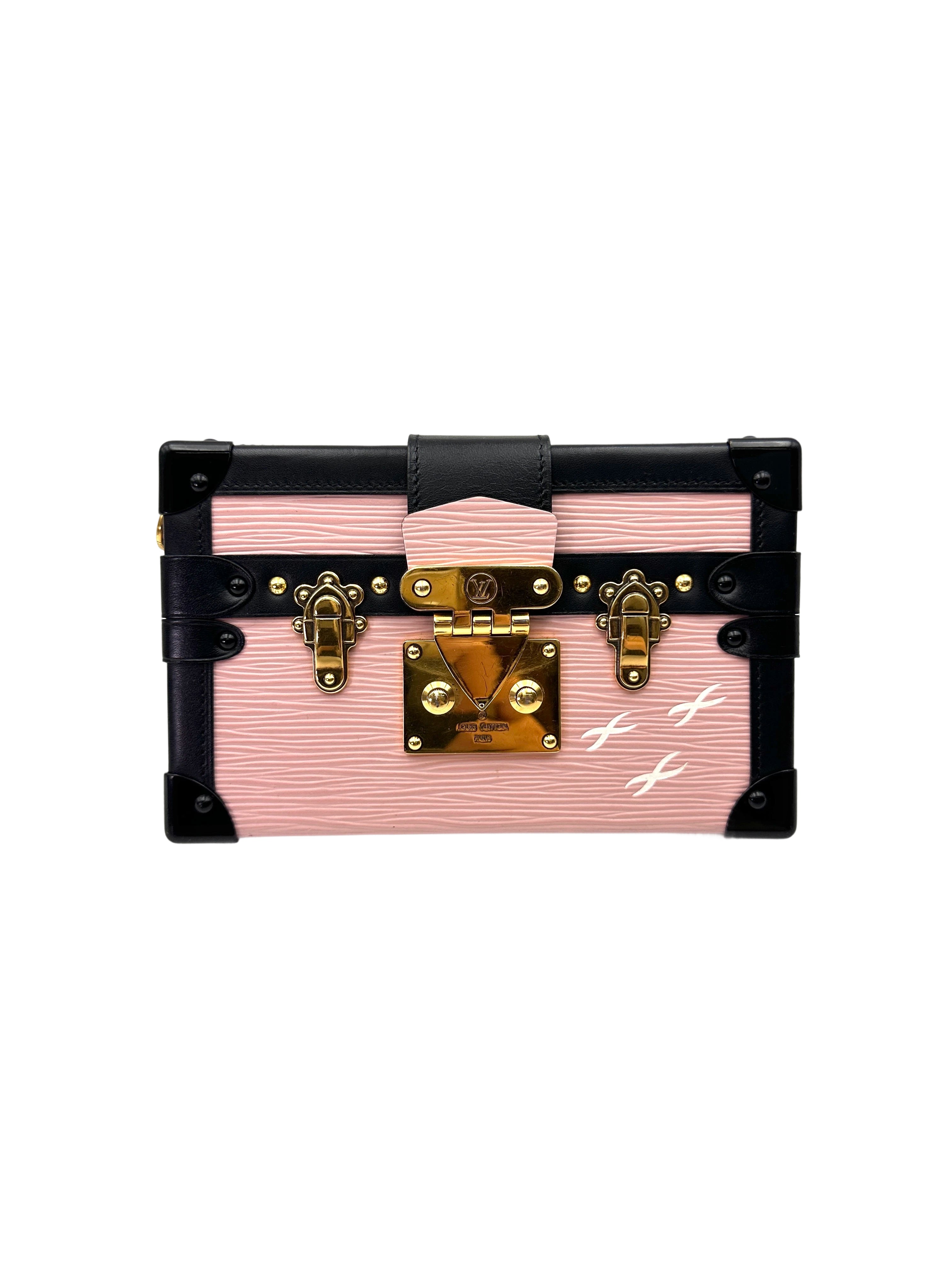 Louis Vuitton Petite Malle Pink Epi Leather Shoulder Bag LV2798