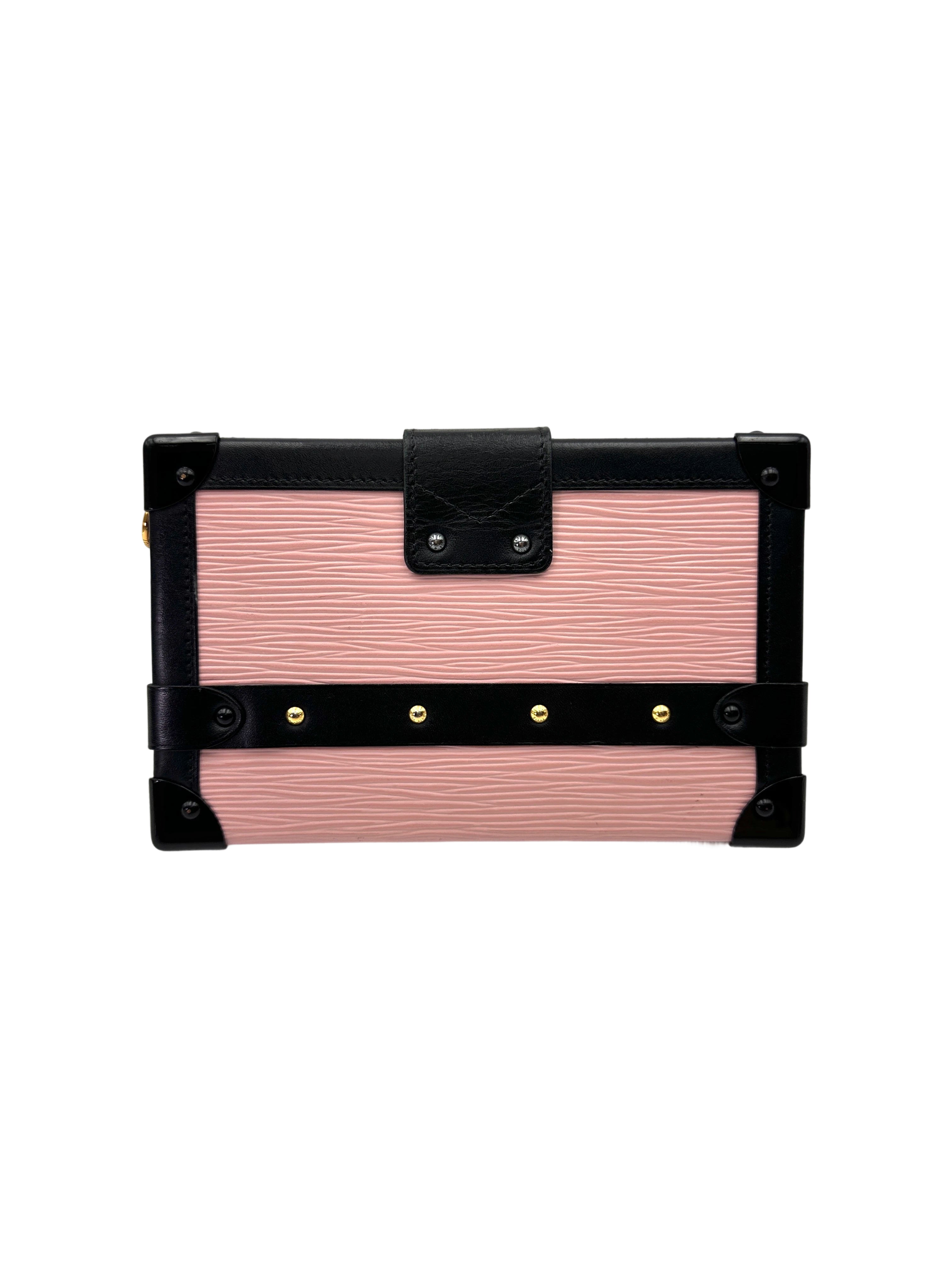 Louis Vuitton Petite Malle Pink Epi Leather Shoulder Bag LV2798