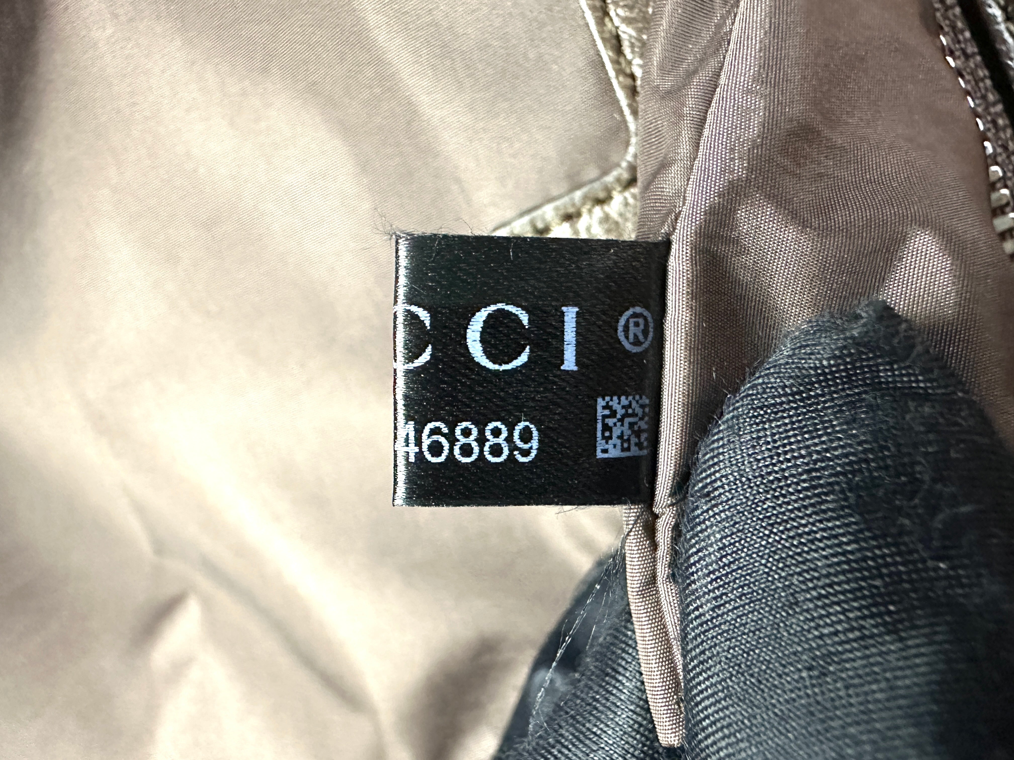 Gucci GG Supreme Canvas Web Loop Handle Bag GG1059