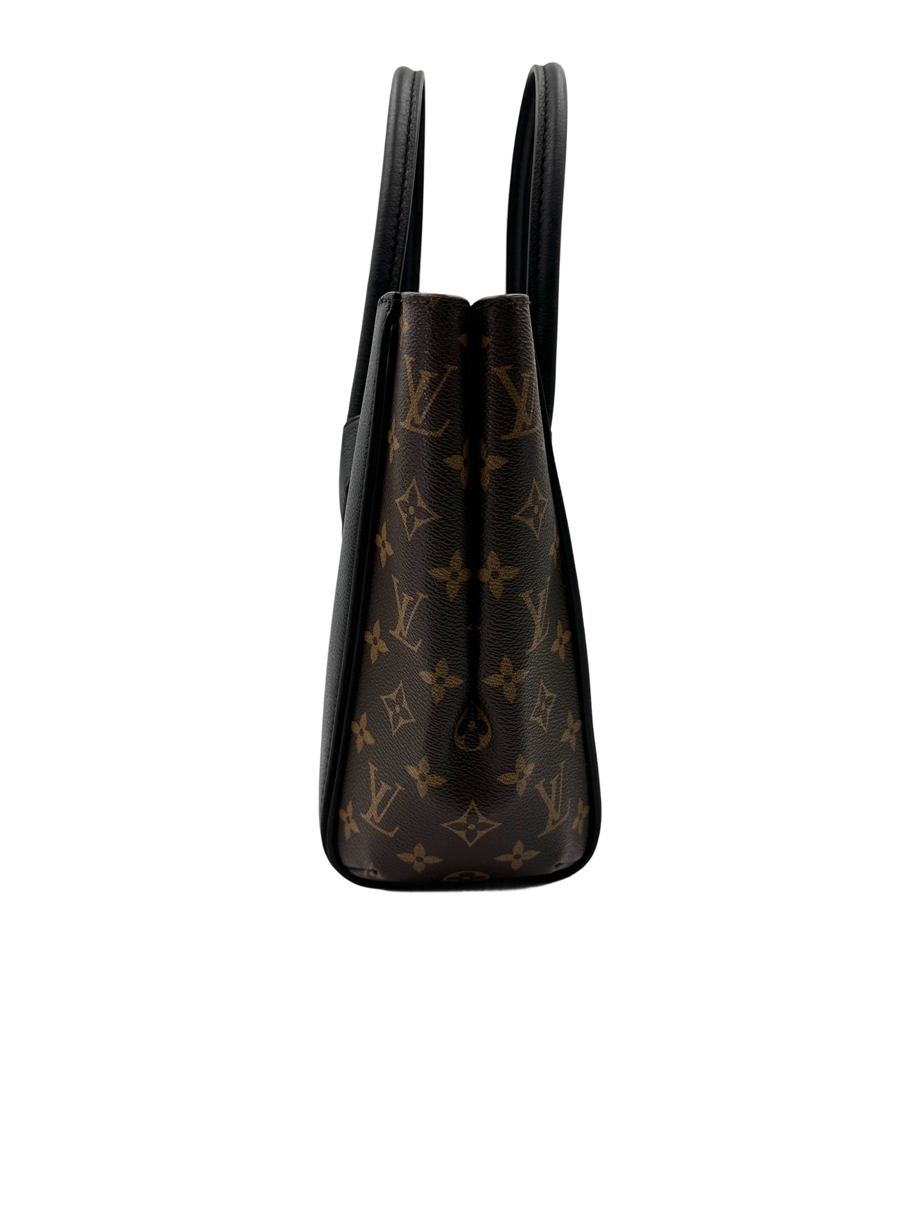 Louis Vuitton Kimono Monogram Canvas & Black Leather Handle Bag LV2803