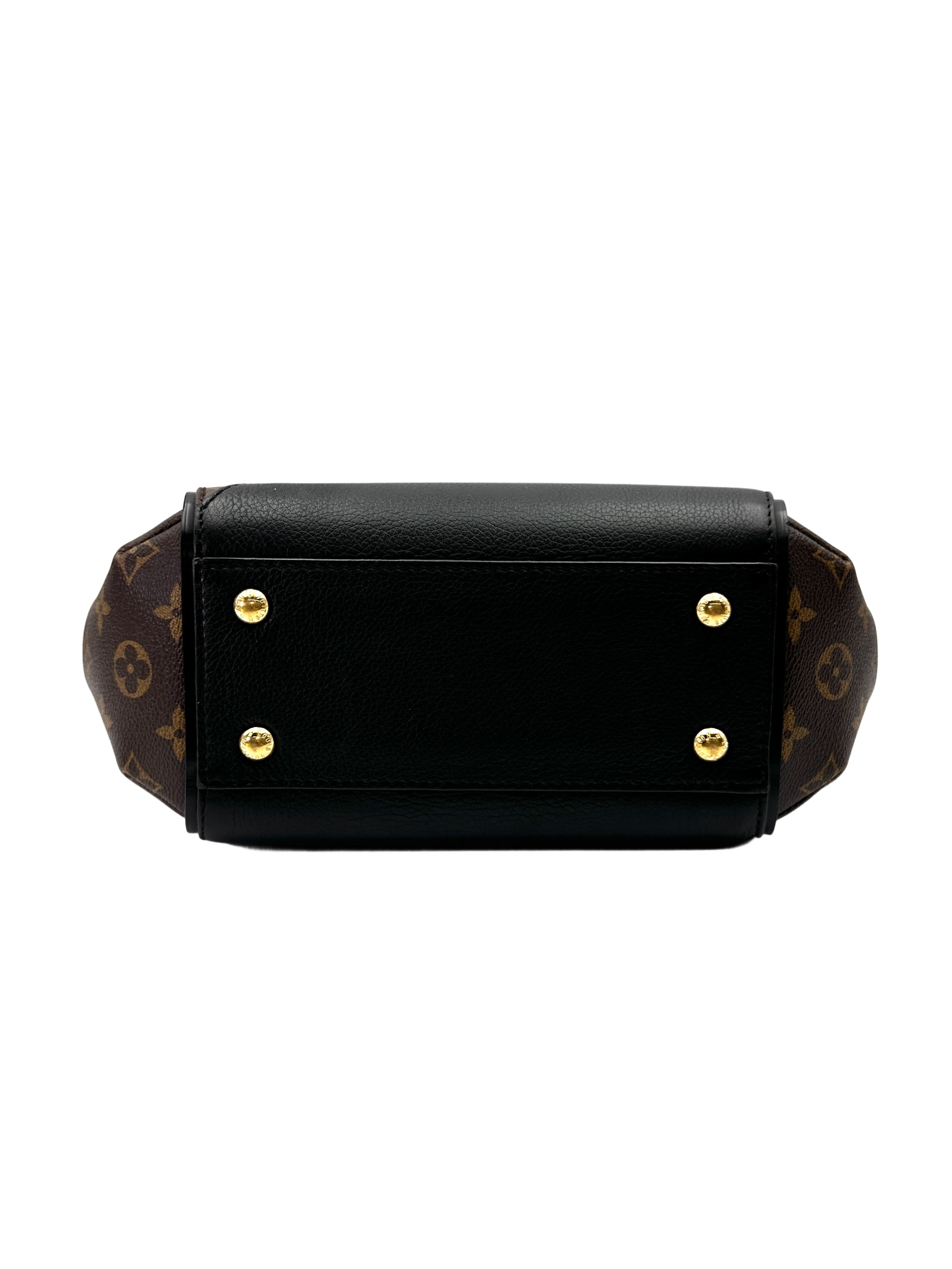 Louis Vuitton Kimono Monogram Canvas & Black Leather Handle Bag LV2803