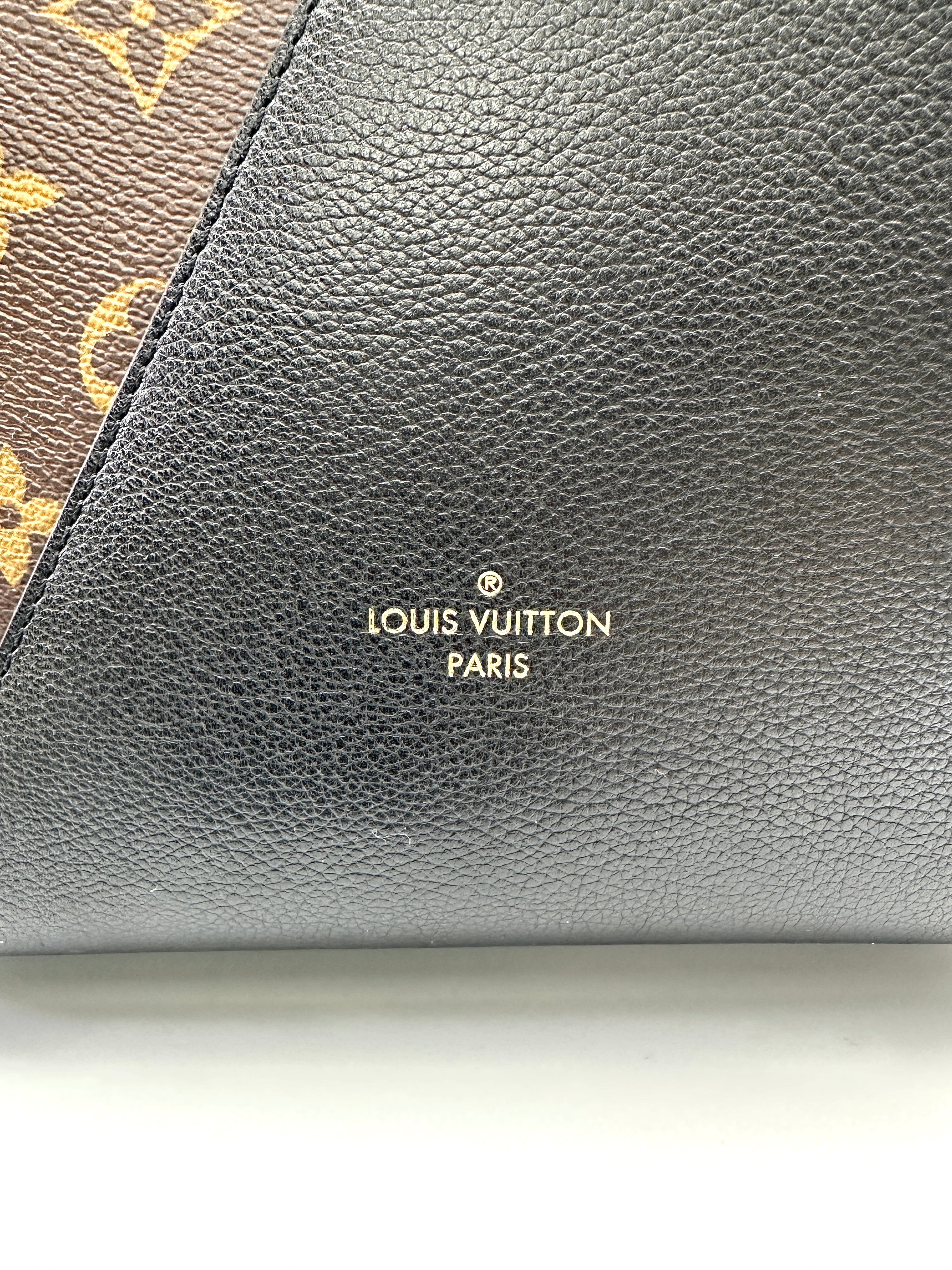 Louis Vuitton Kimono Monogram Canvas & Black Leather Handle Bag LV2803