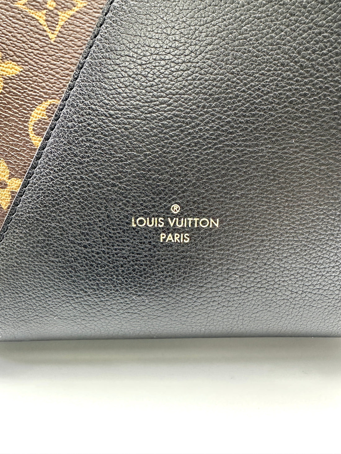 Louis Vuitton Kimono Monogram Canvas & Black Leather Handle Bag LV2803