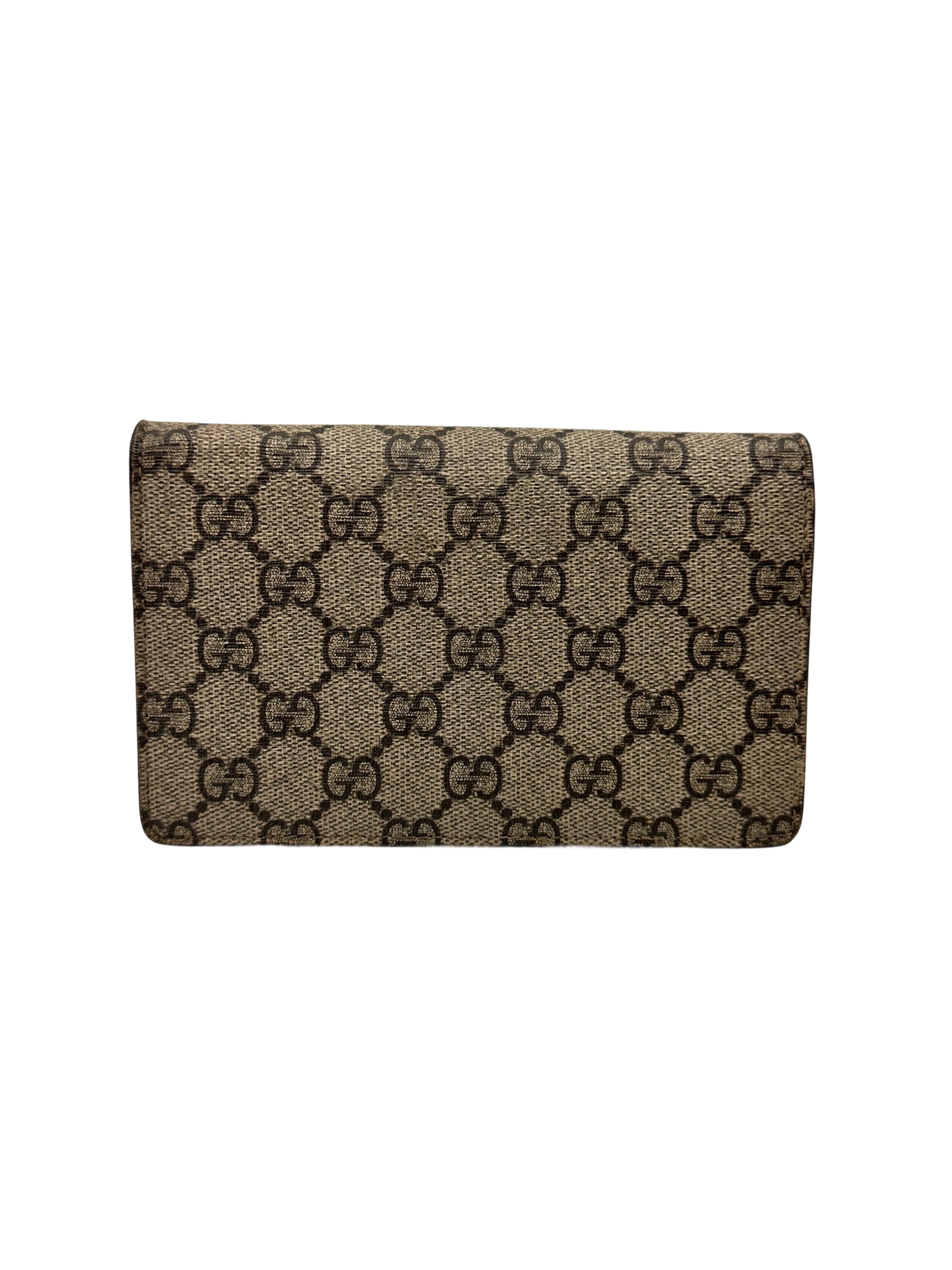 Gucci Cherry GG Supreme Chain Shoulder Bag GG1067