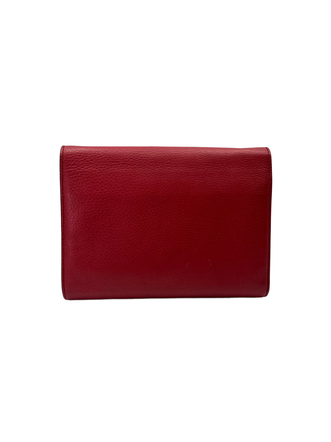 Gucci GG Marmont Red Leather Wallet On Chain GG1064