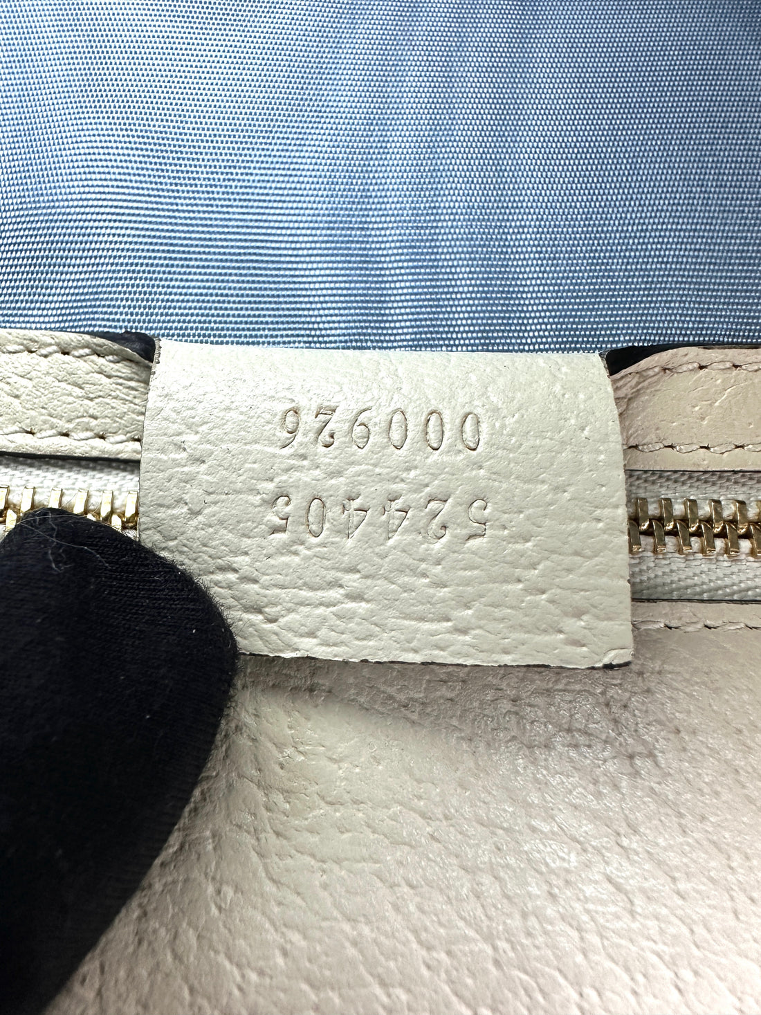 Gucci Sylvie Bee Star White Leather Medium Size Shoulder Bag GG1082