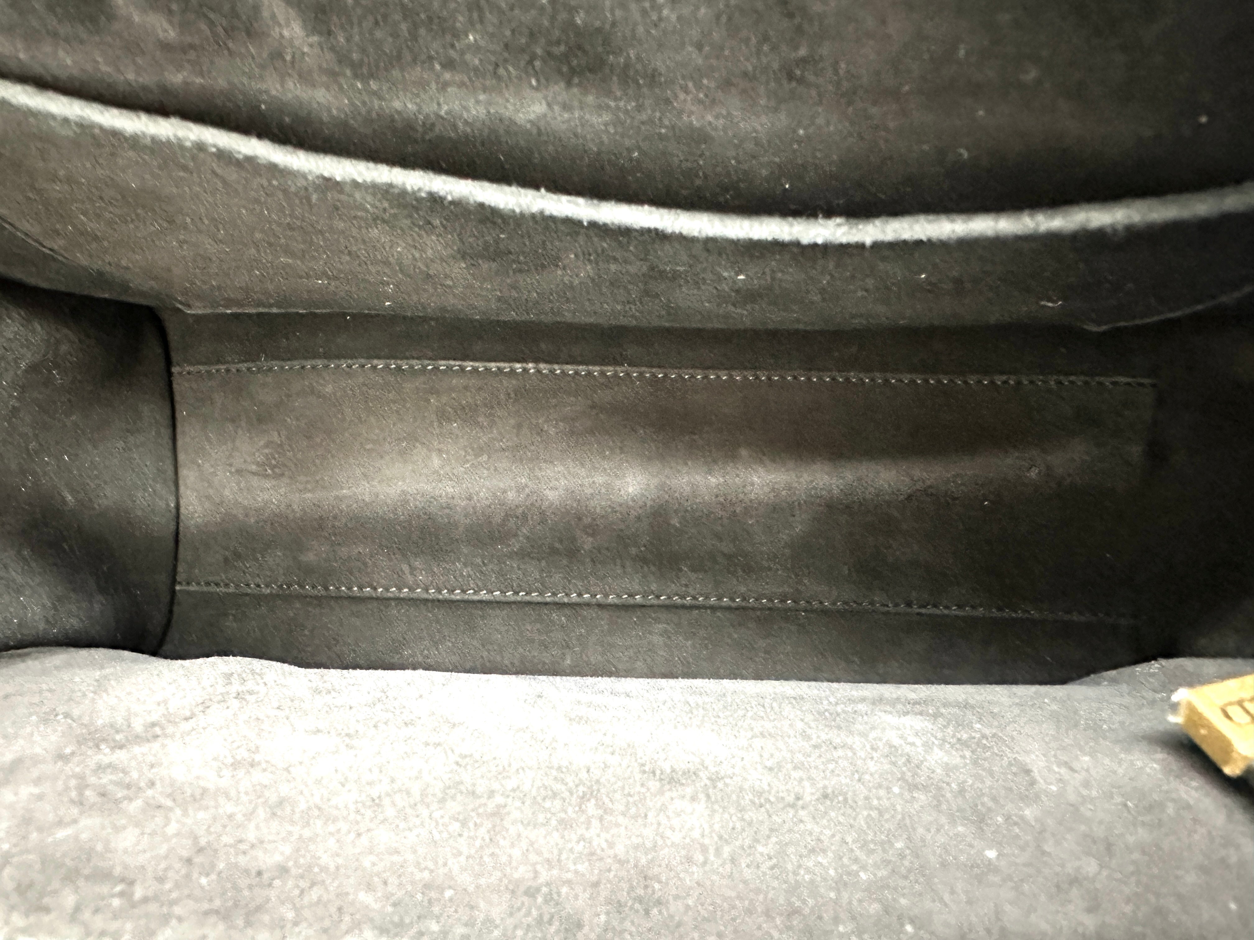 Christian Dior Addict Black Leather Handle Bag DR744