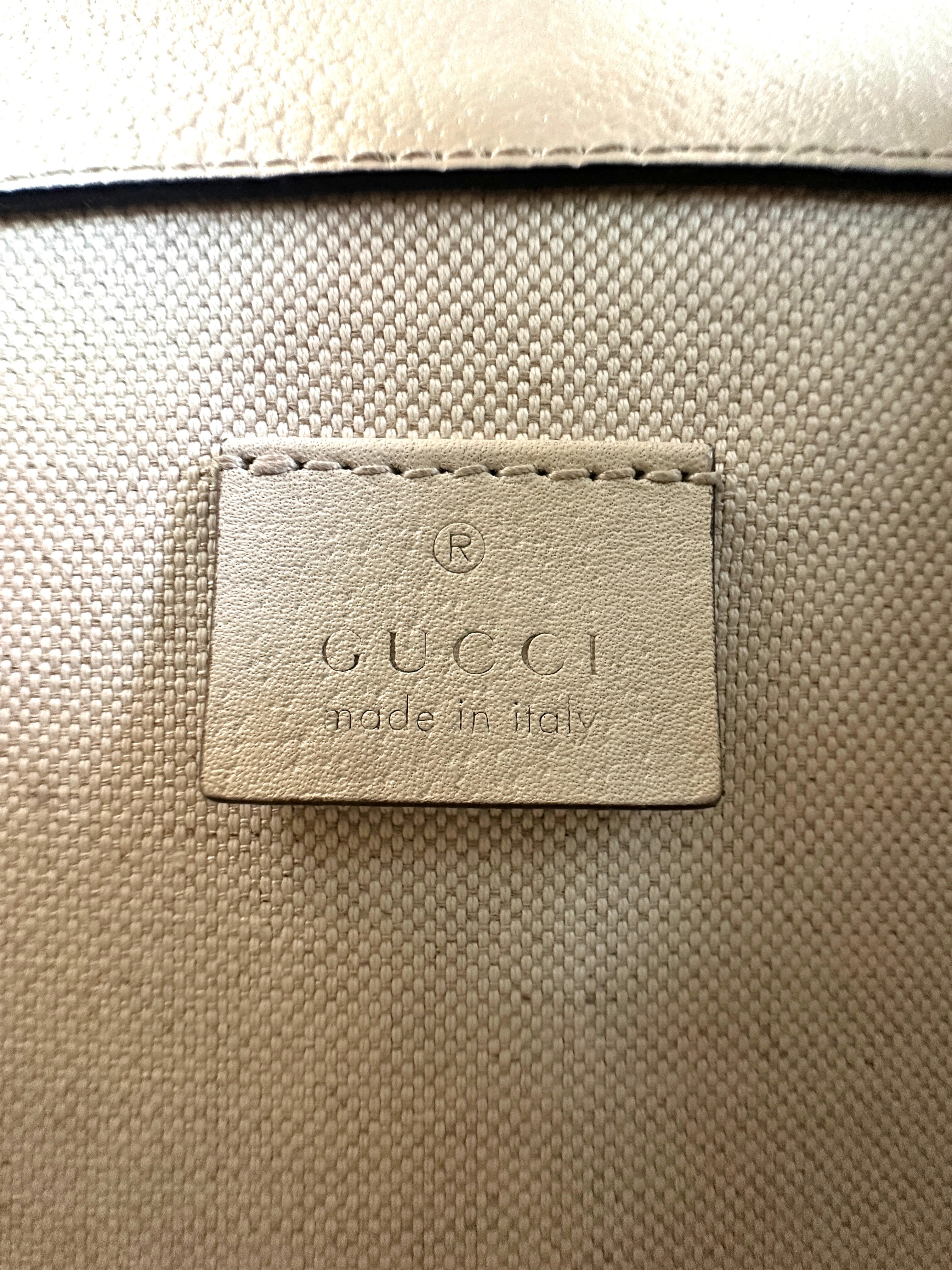 Gucci Dionysus White Leather Small Size Shoulder Bag GG1072