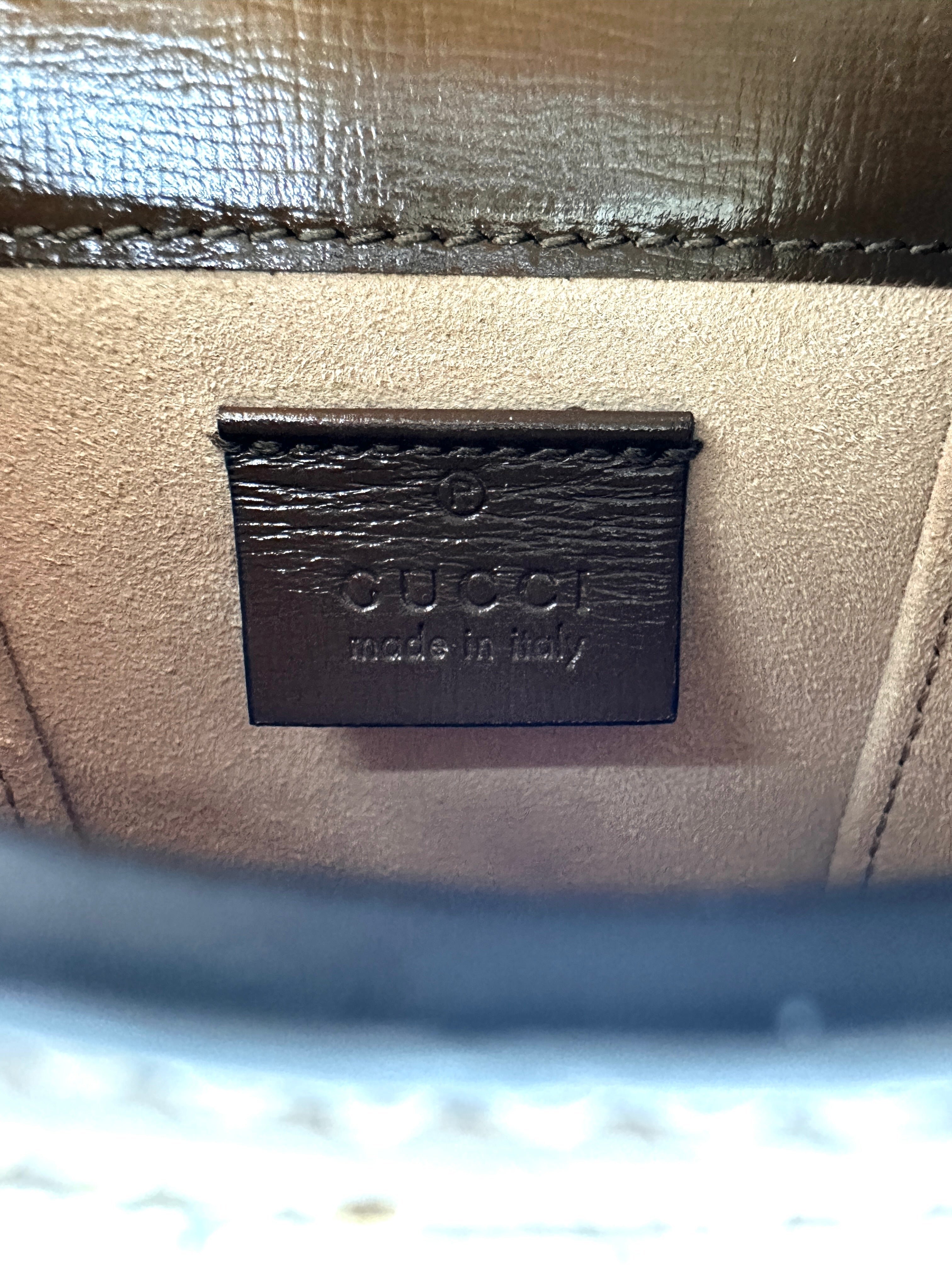 Gucci Horsebit 1955 GG Supreme Shoulder Bag GG1066
