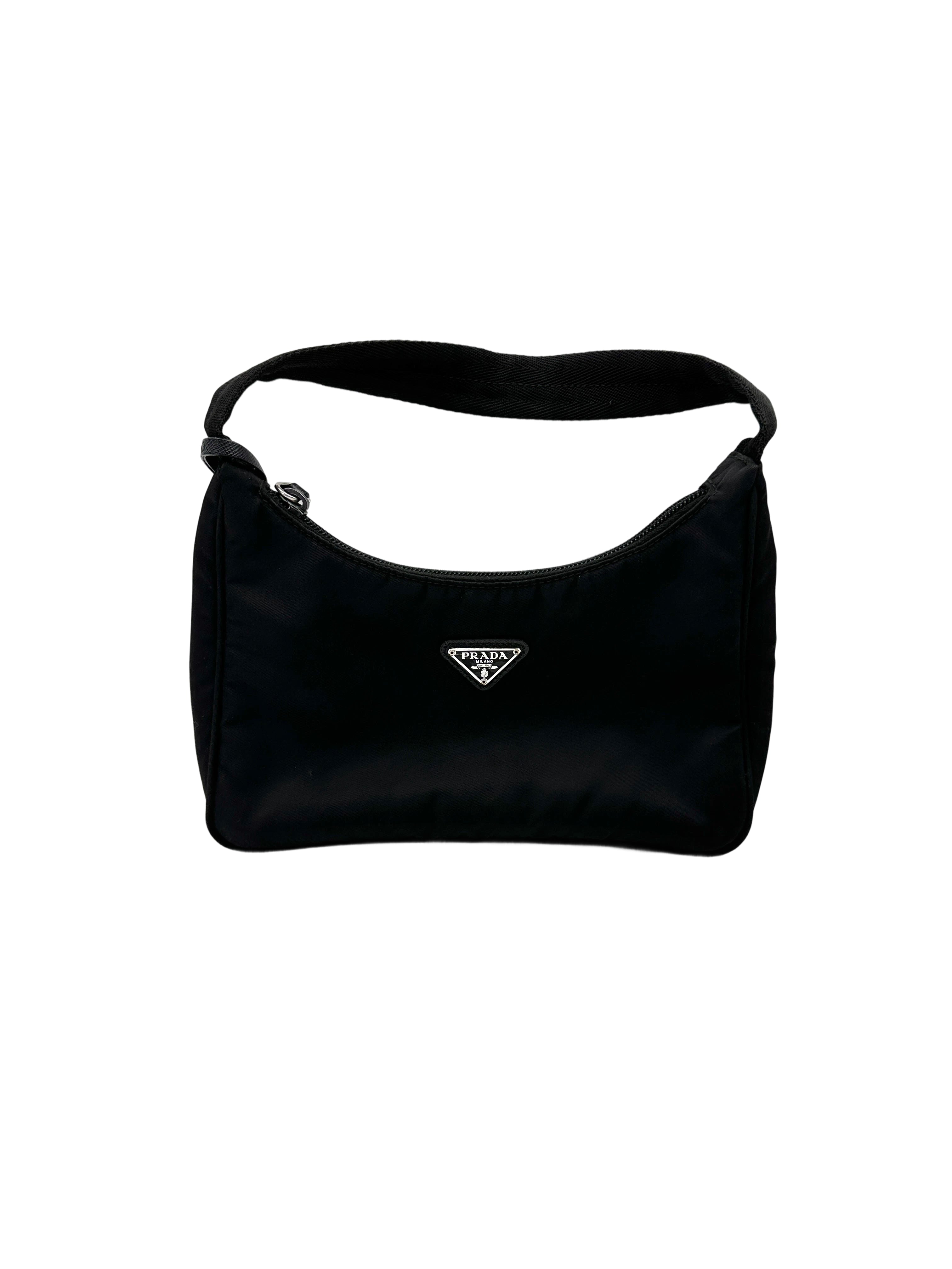 Prada 2000 Re-Edition Blue Shoulder Bag PR365
