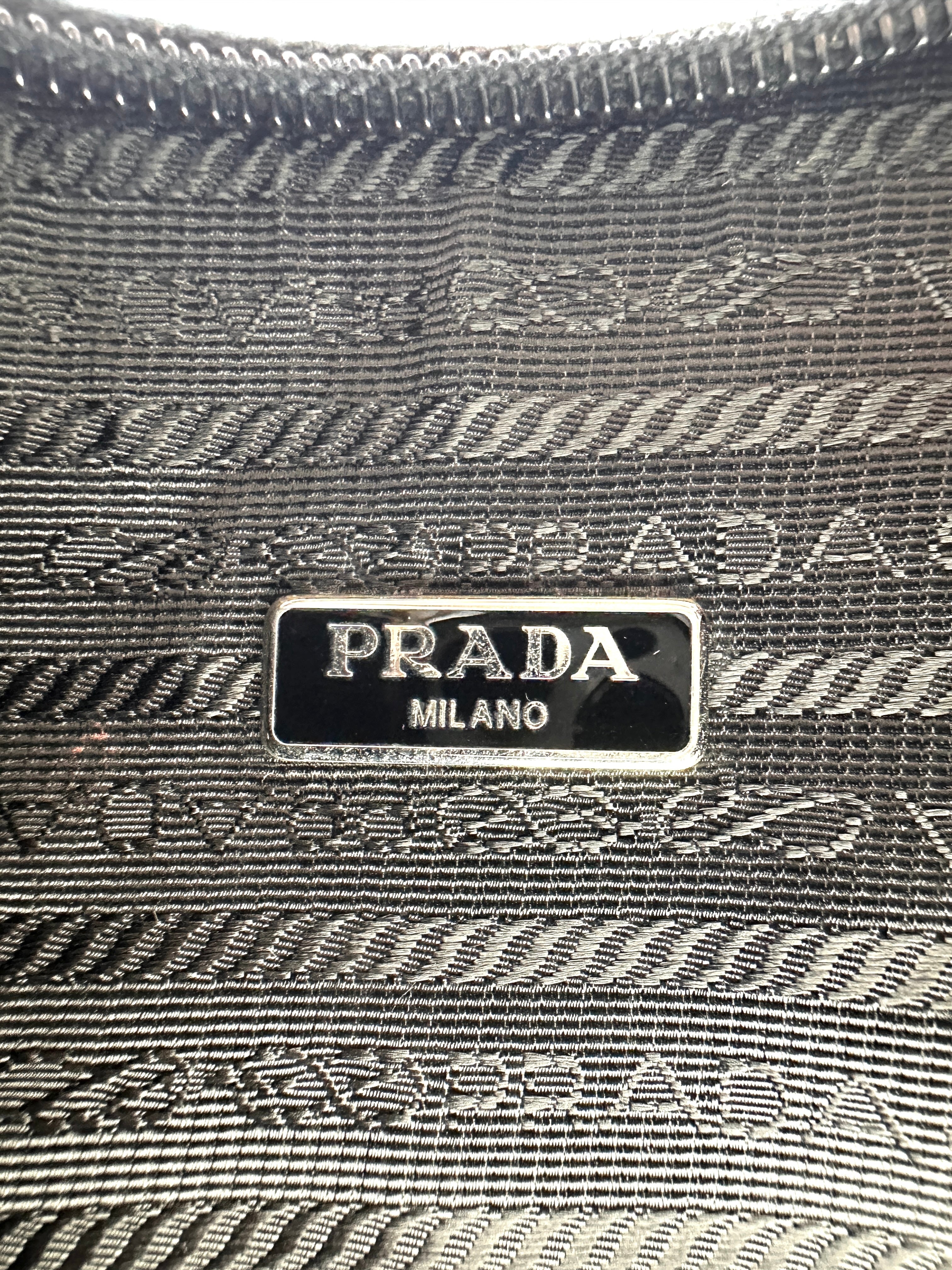 Prada 2000 Re-Edition Blue Shoulder Bag PR365