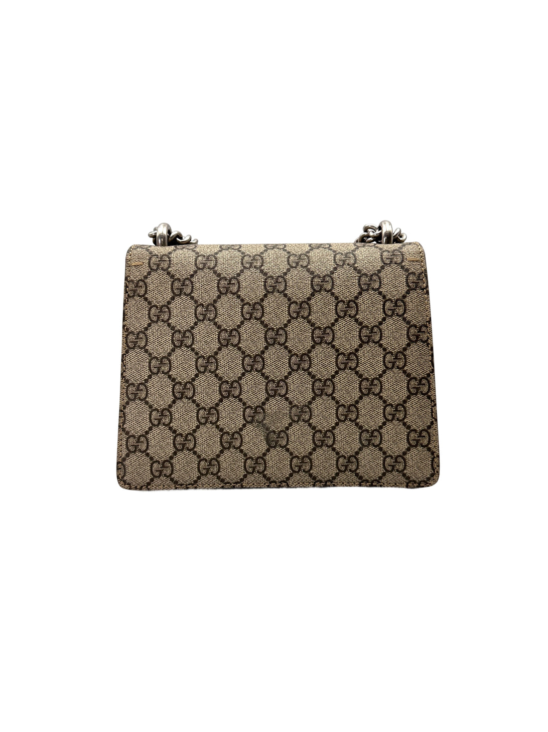 Gucci Dionysus GG Supreme Canvas Small Size Shoulder Bag With Red Tirm GG1075