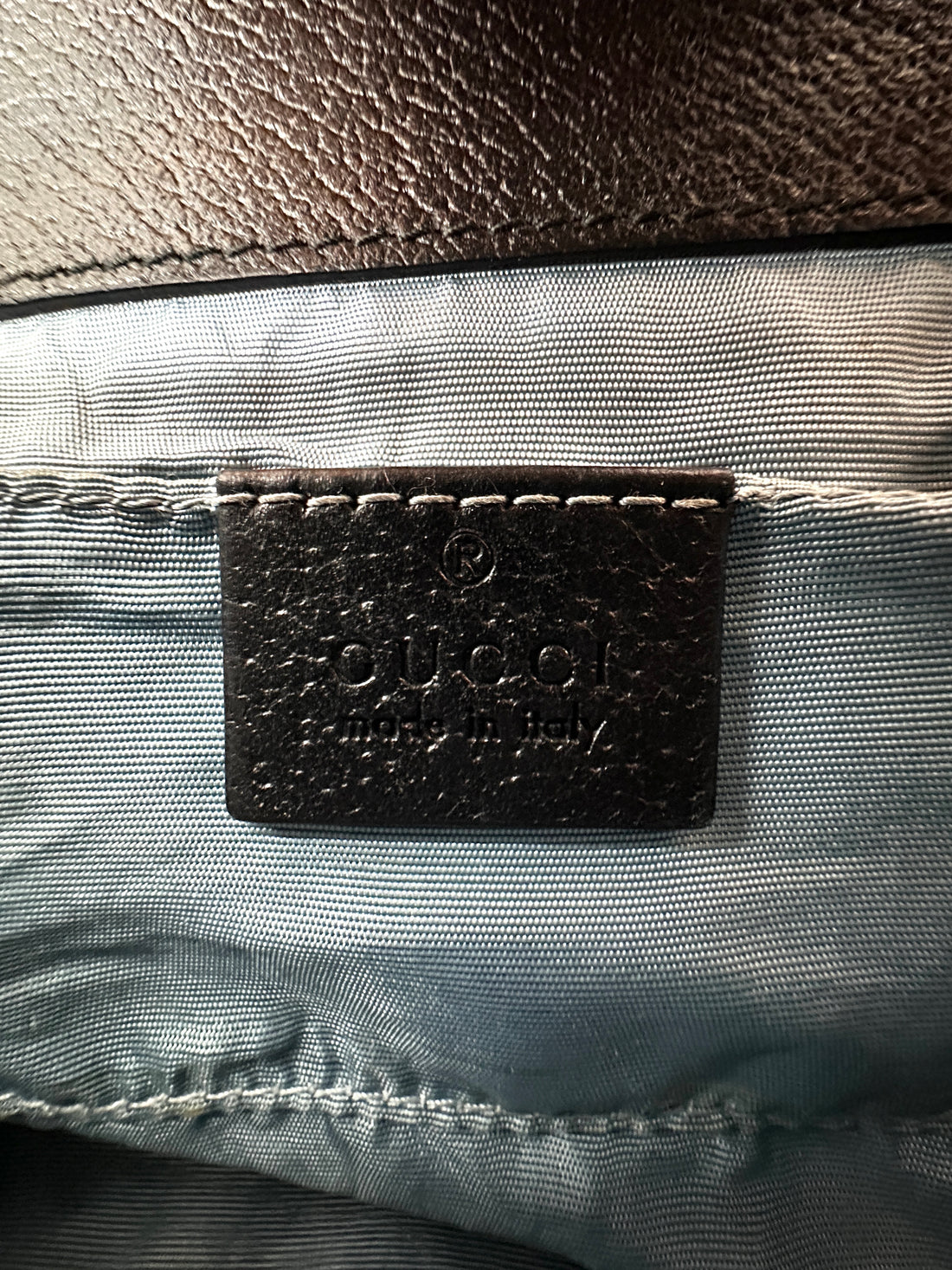 Gucci Padlock Bee Star Black Leather Shoulder Bag GG1071