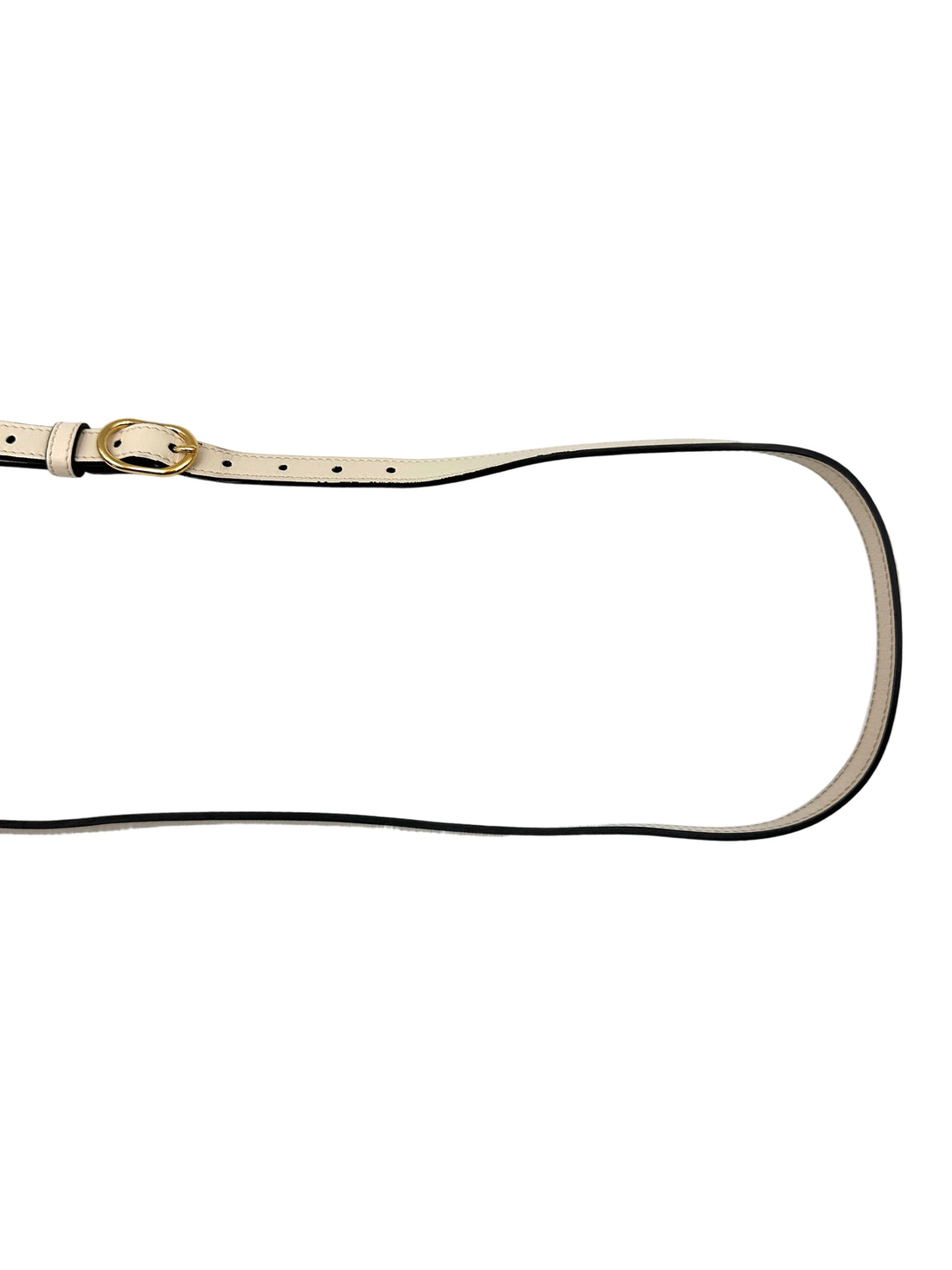 Gucci Arli White/Black Leather Shoulder Bag GG1070