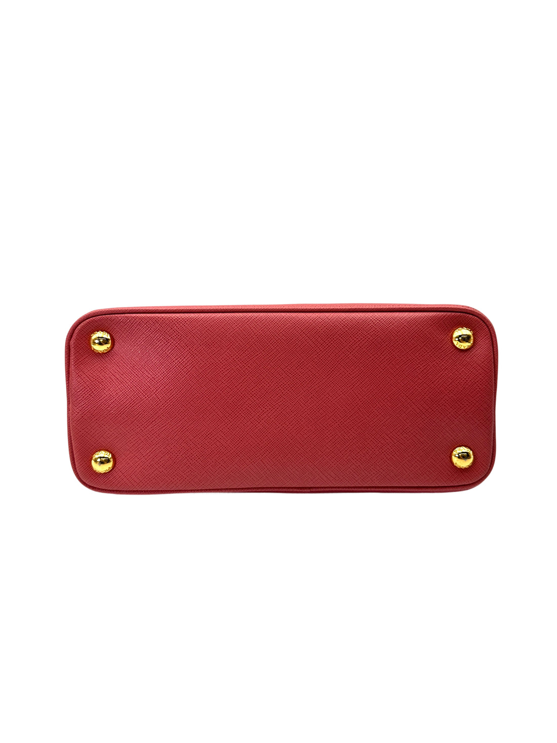 Prada Promenade Pink Saffiano Leather Handle Bag PR372