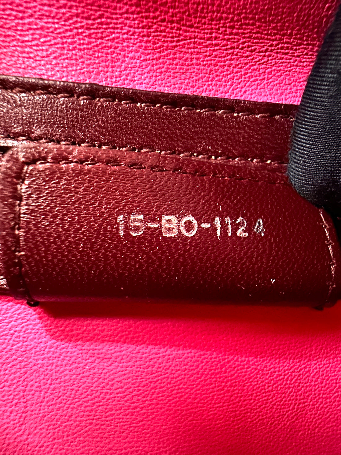 Christian Dior Lady Dior Bicolor Pink Cannage Leather Handle Bag With Silver Charms DR743