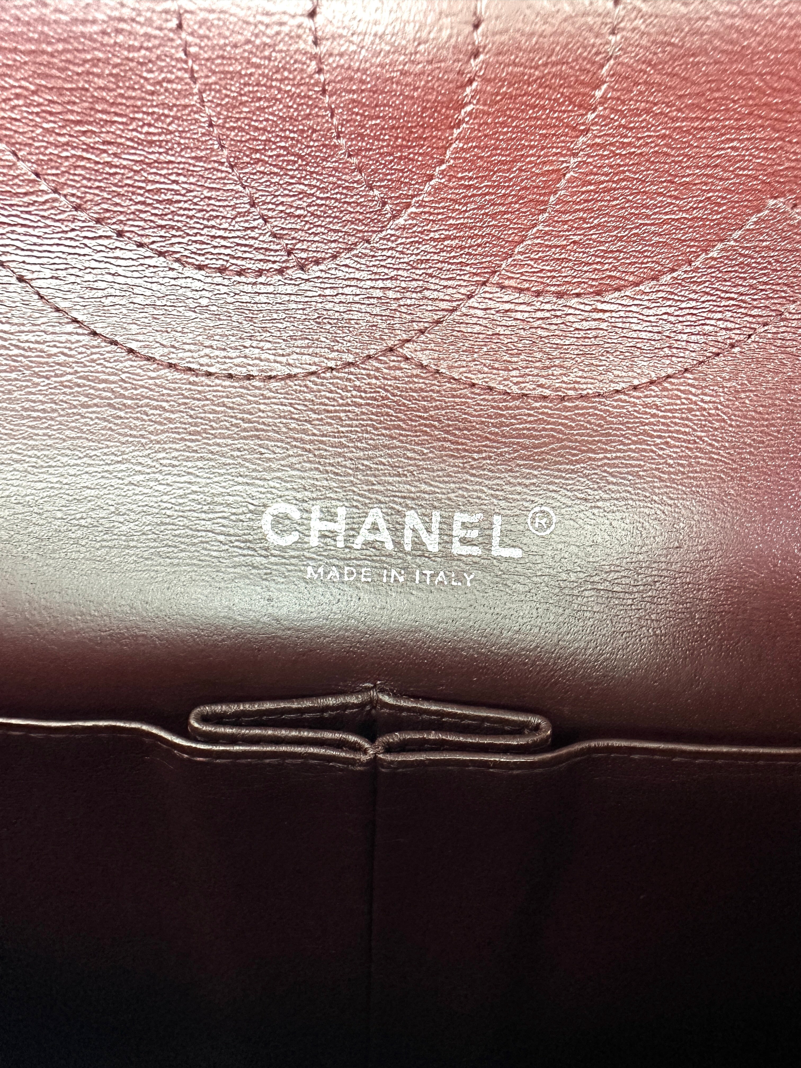 Chanel Classic Flap Black Quilted Leather Medium Size Flap Bag With Silver Buckle(18***39) CC2000