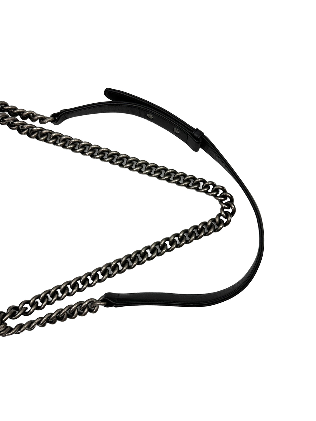 Chanel LeBoy Black Woven Leather Medium Size Flap Bag With Silver Buckle(26***31) CC2001