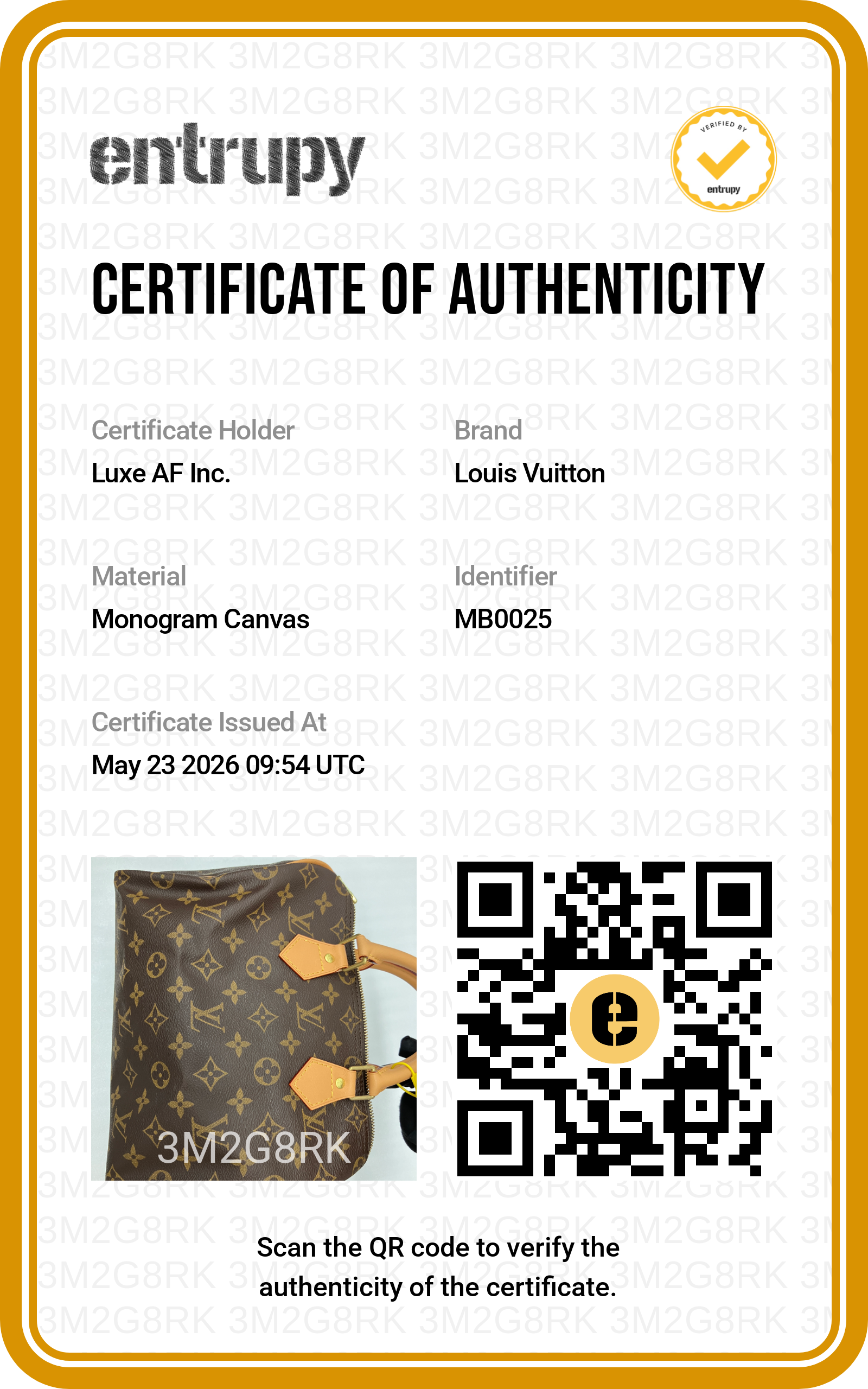 Louis Vuitton Speedy25 Monogram Canvas Handle Bag LV2809