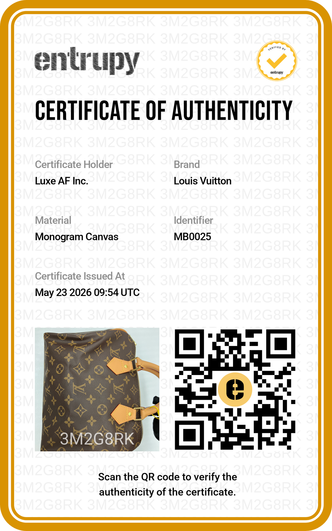 Louis Vuitton Speedy25 Monogram Canvas Handle Bag LV2809