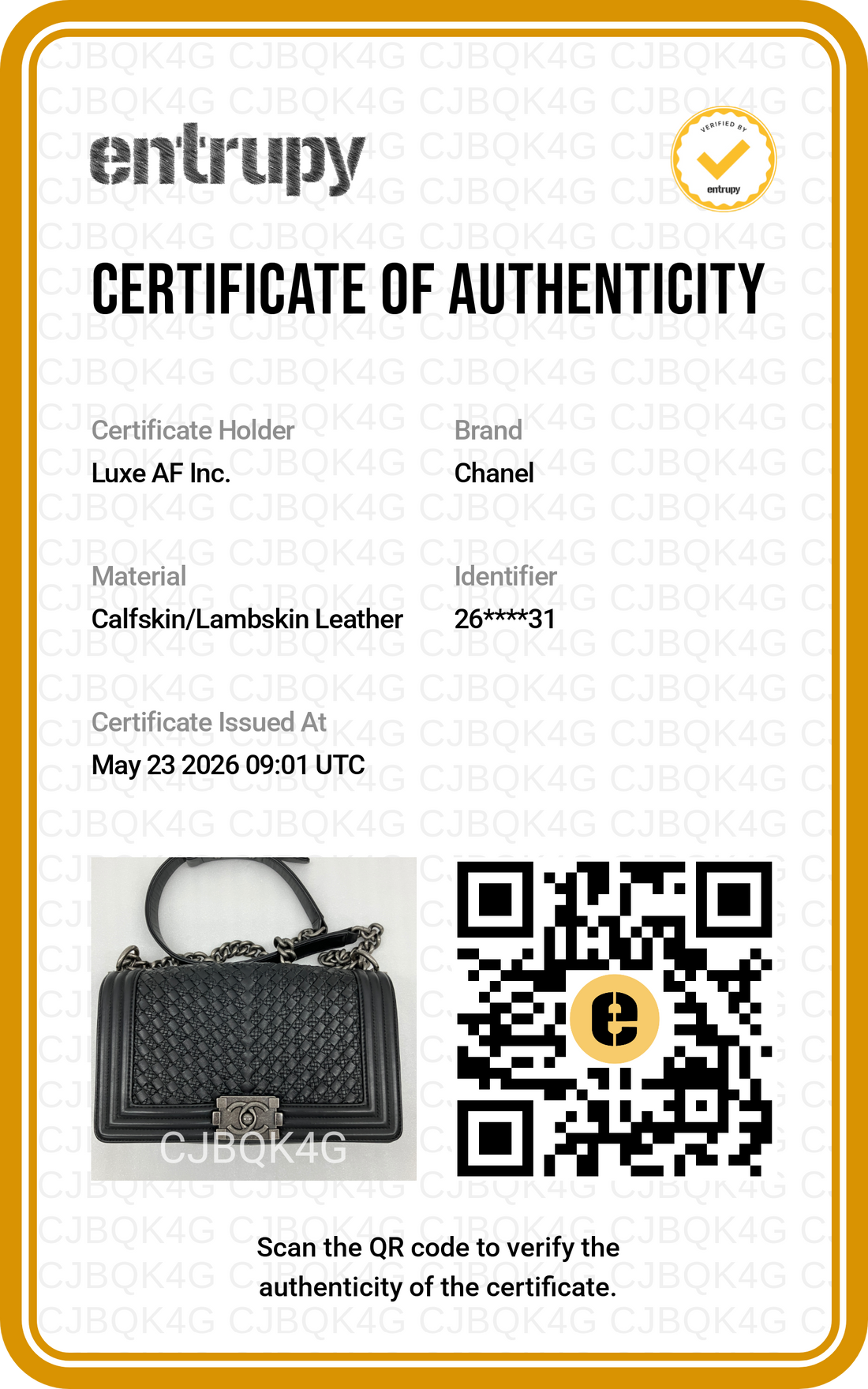 Chanel LeBoy Black Woven Leather Medium Size Flap Bag With Silver Buckle(26***31) CC2001