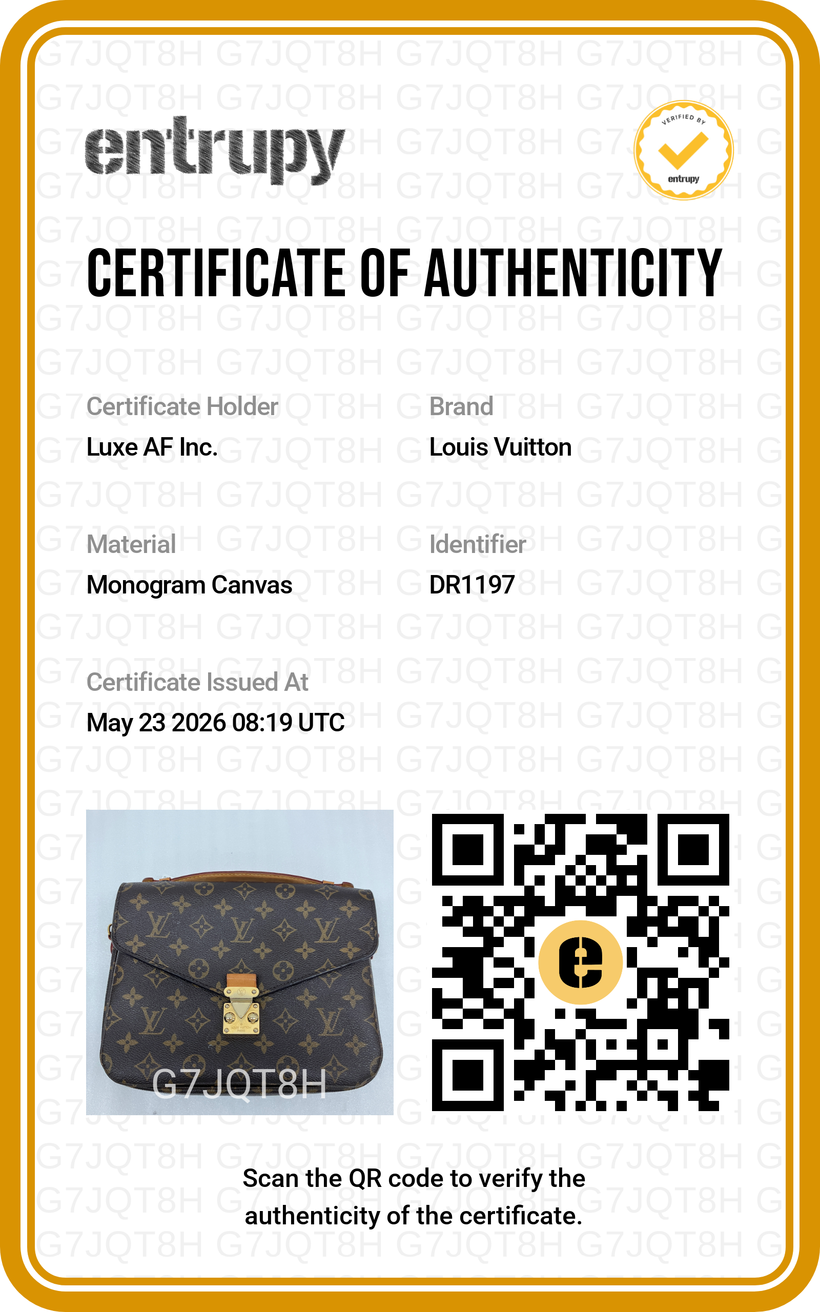 Louis Vuitton Monogram Canvas Pochette Metis LV2804